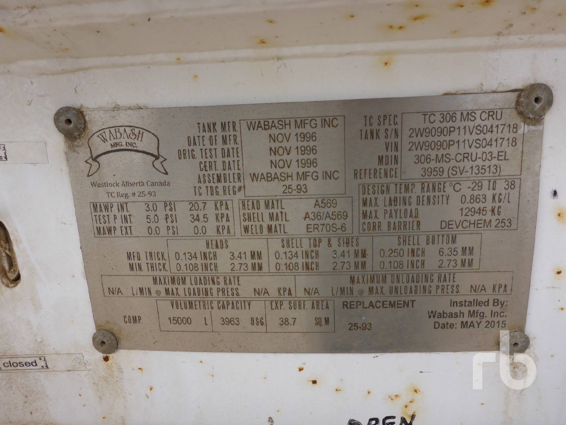Metal ID Plate Image