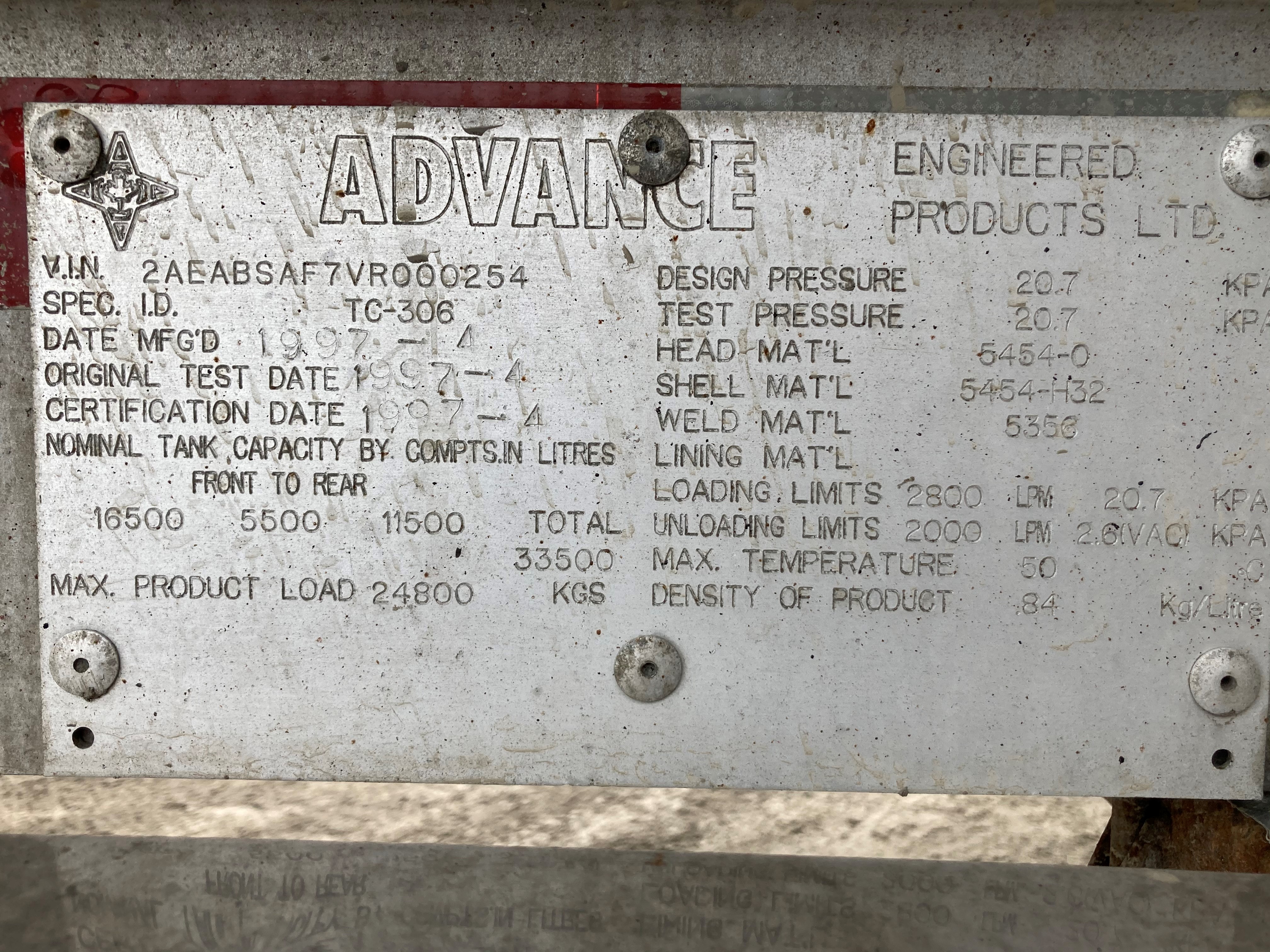 Metal ID Plate Image