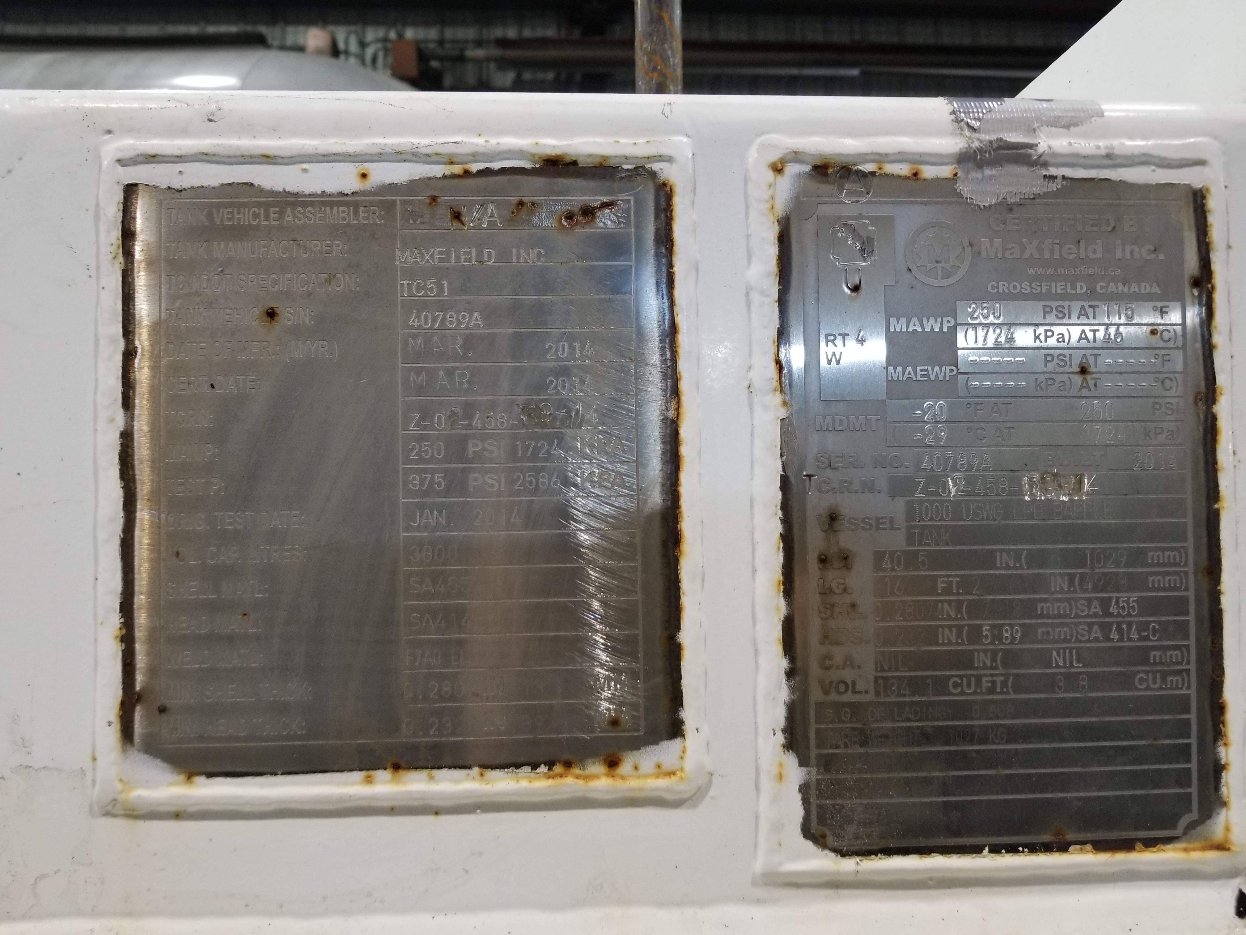 Metal ID Plate Image