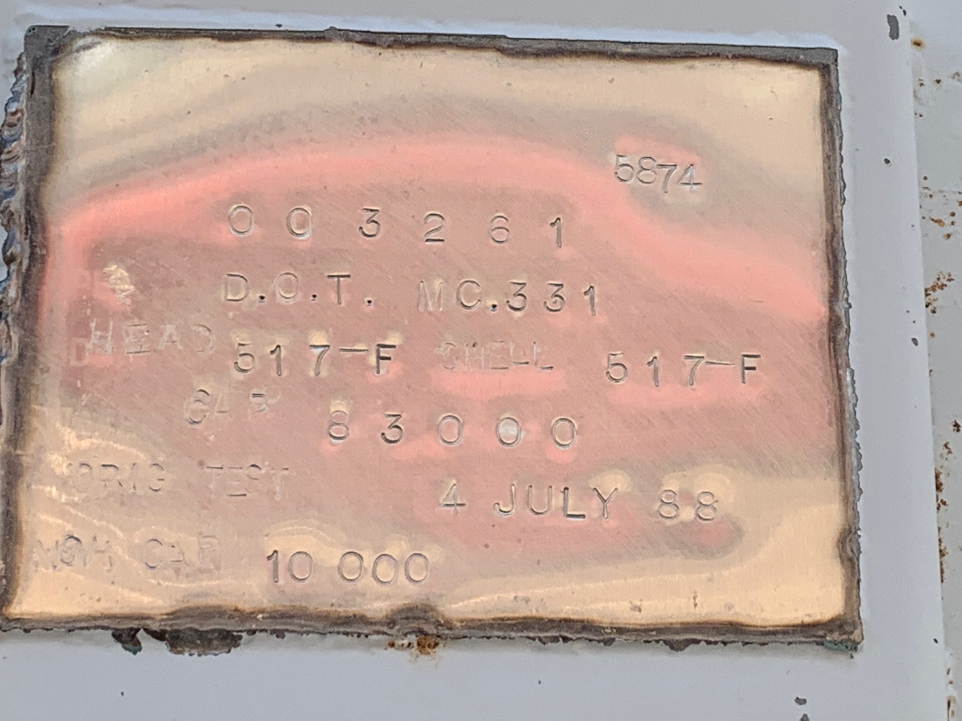 Metal ID Plate Image