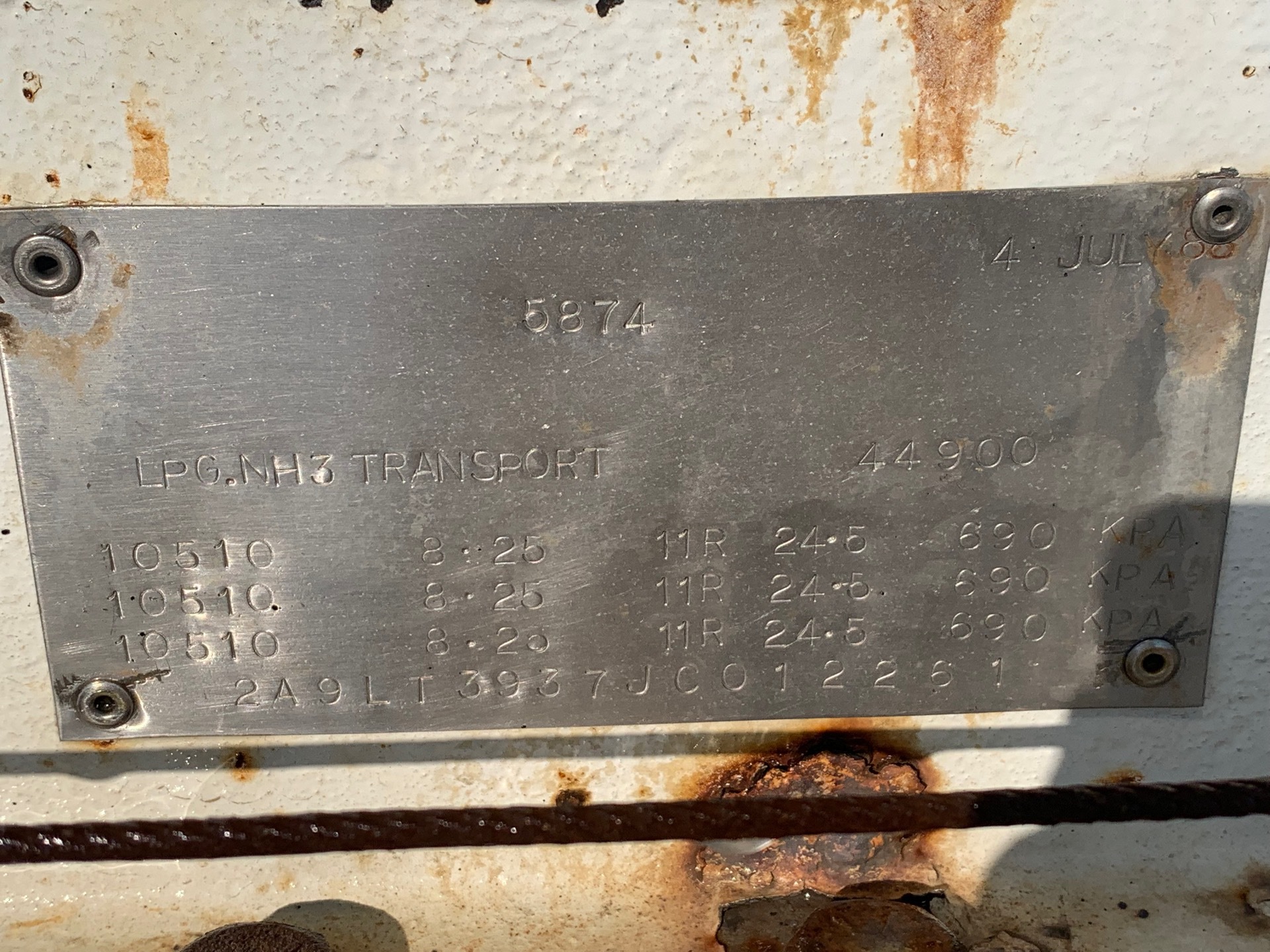 Metal ID Plate Image