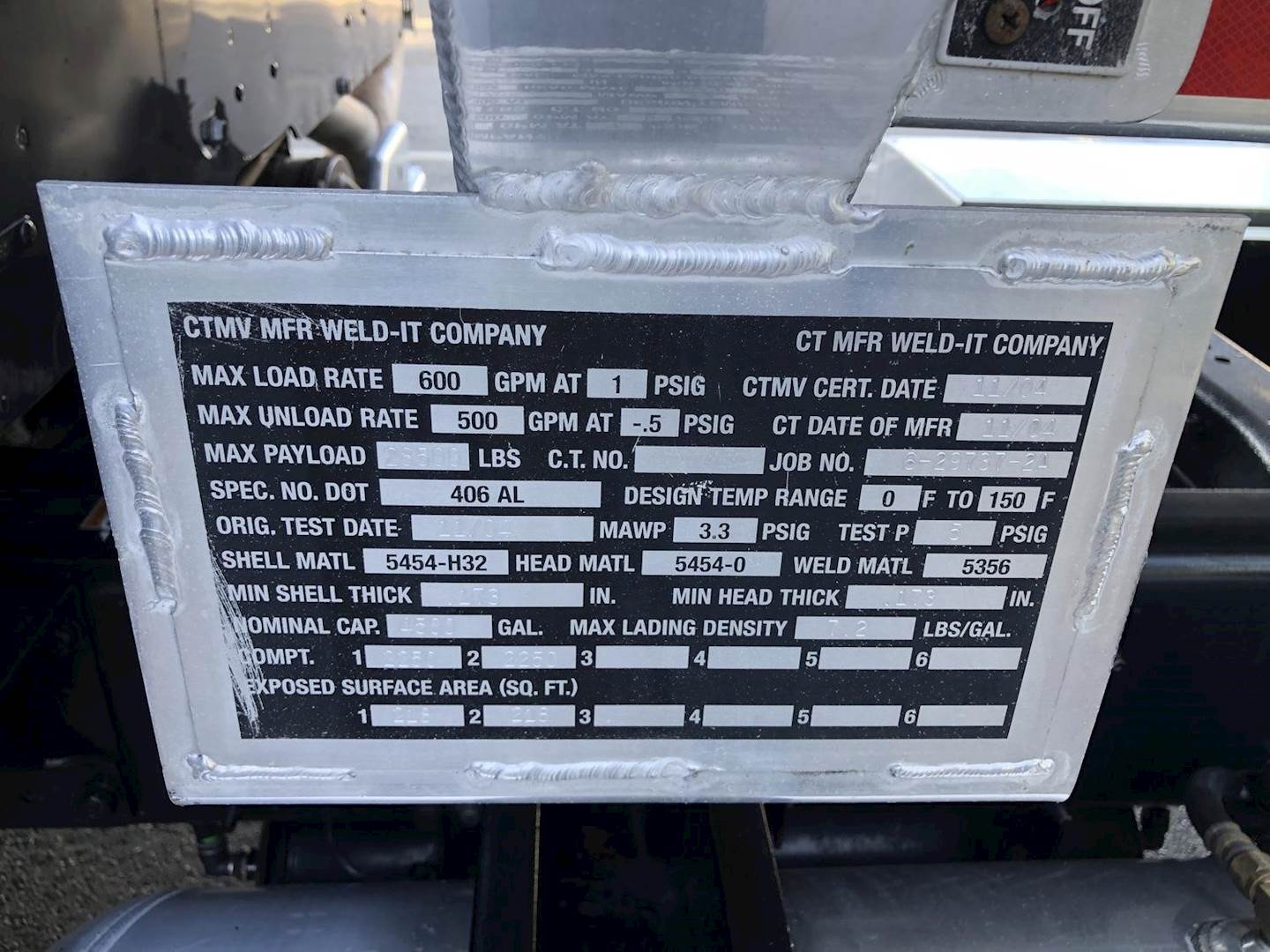 Metal ID Plate Image