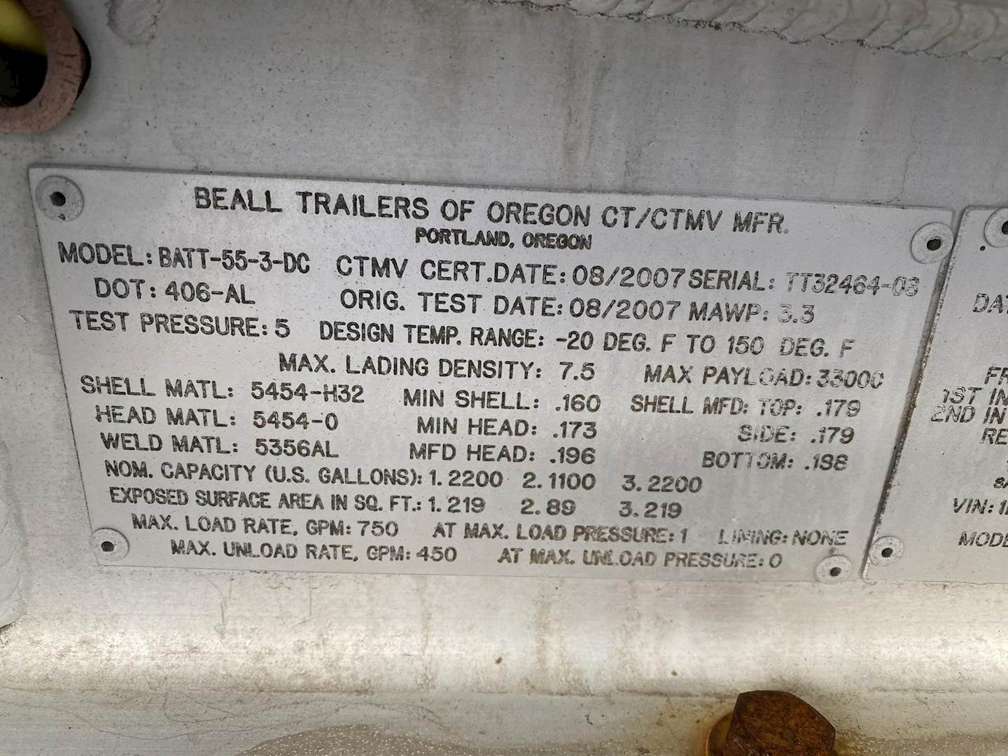 Metal ID Plate Image