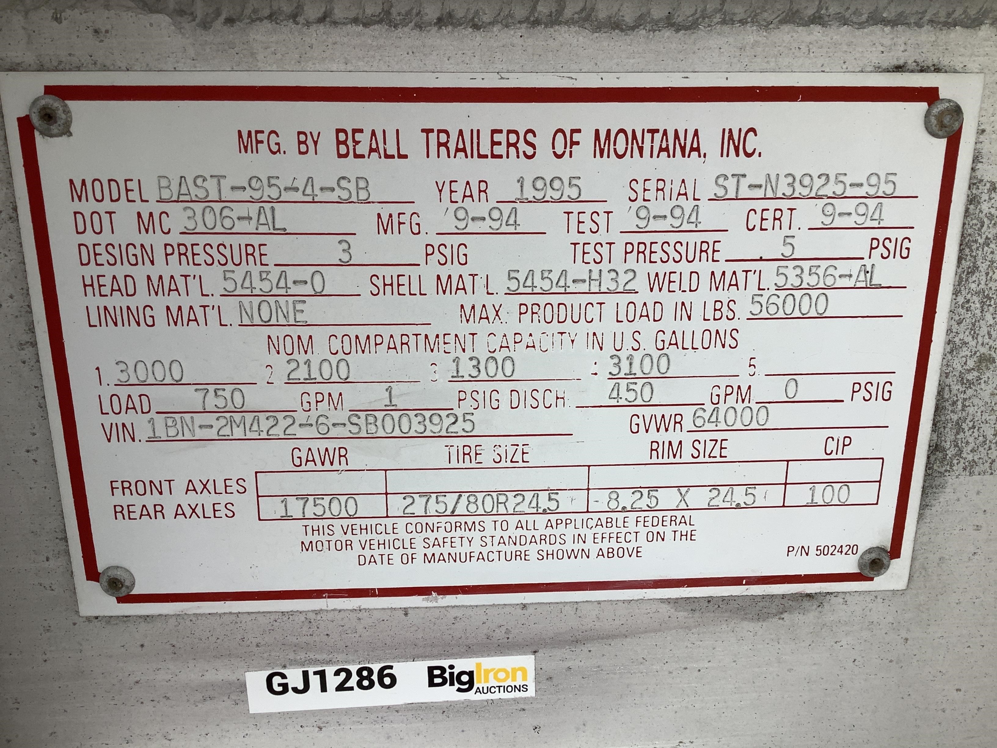 Metal ID Plate Image