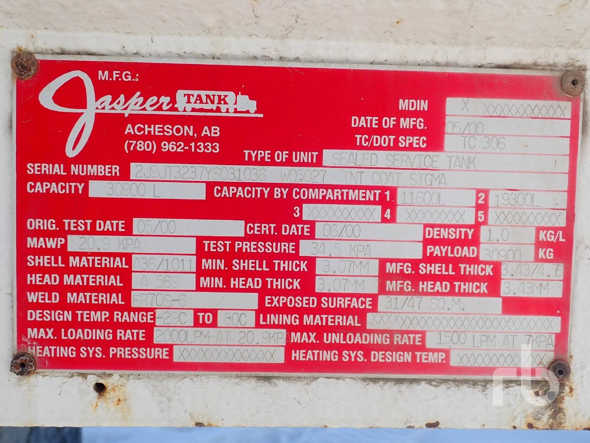 Metal ID Plate Image