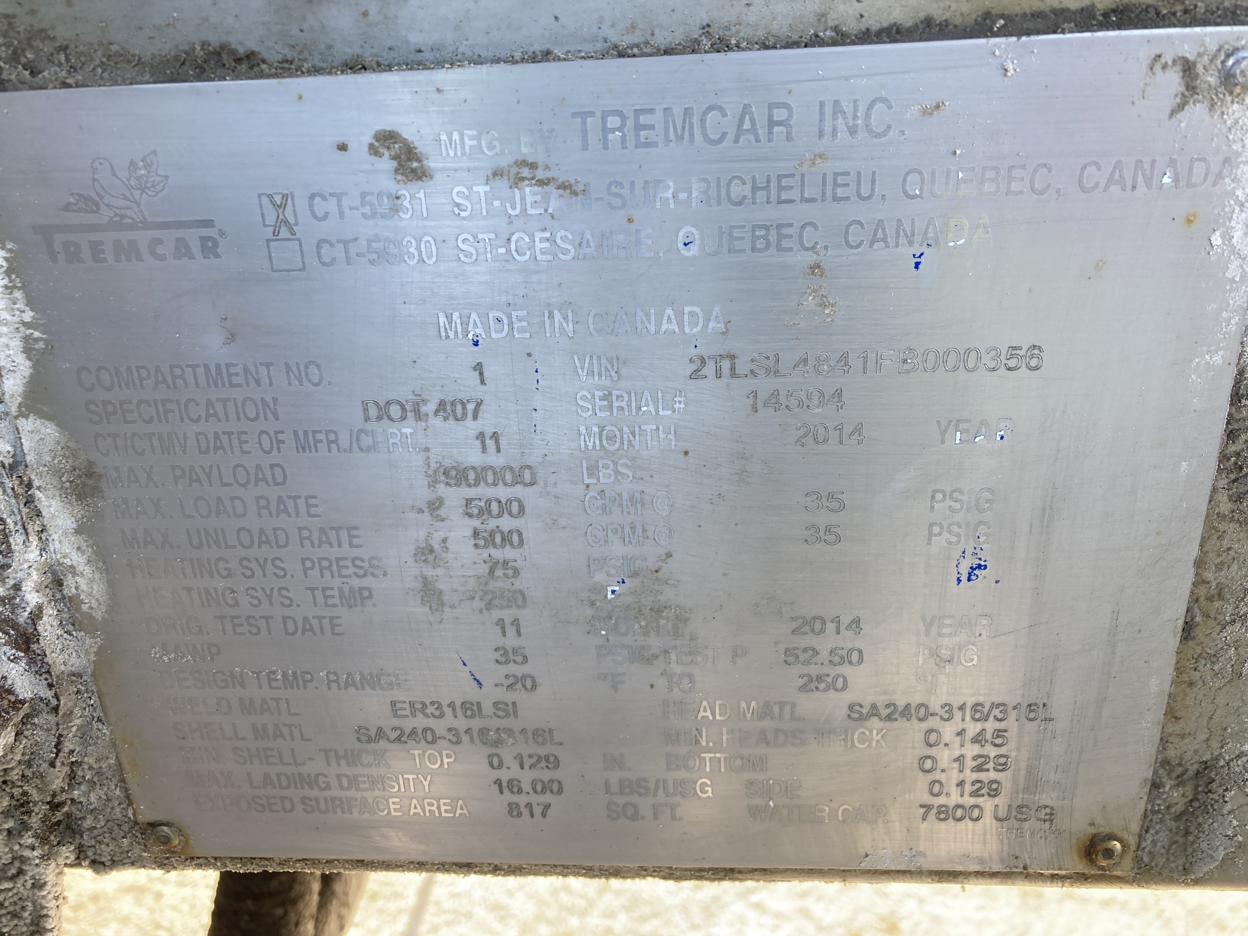 Metal ID Plate Image