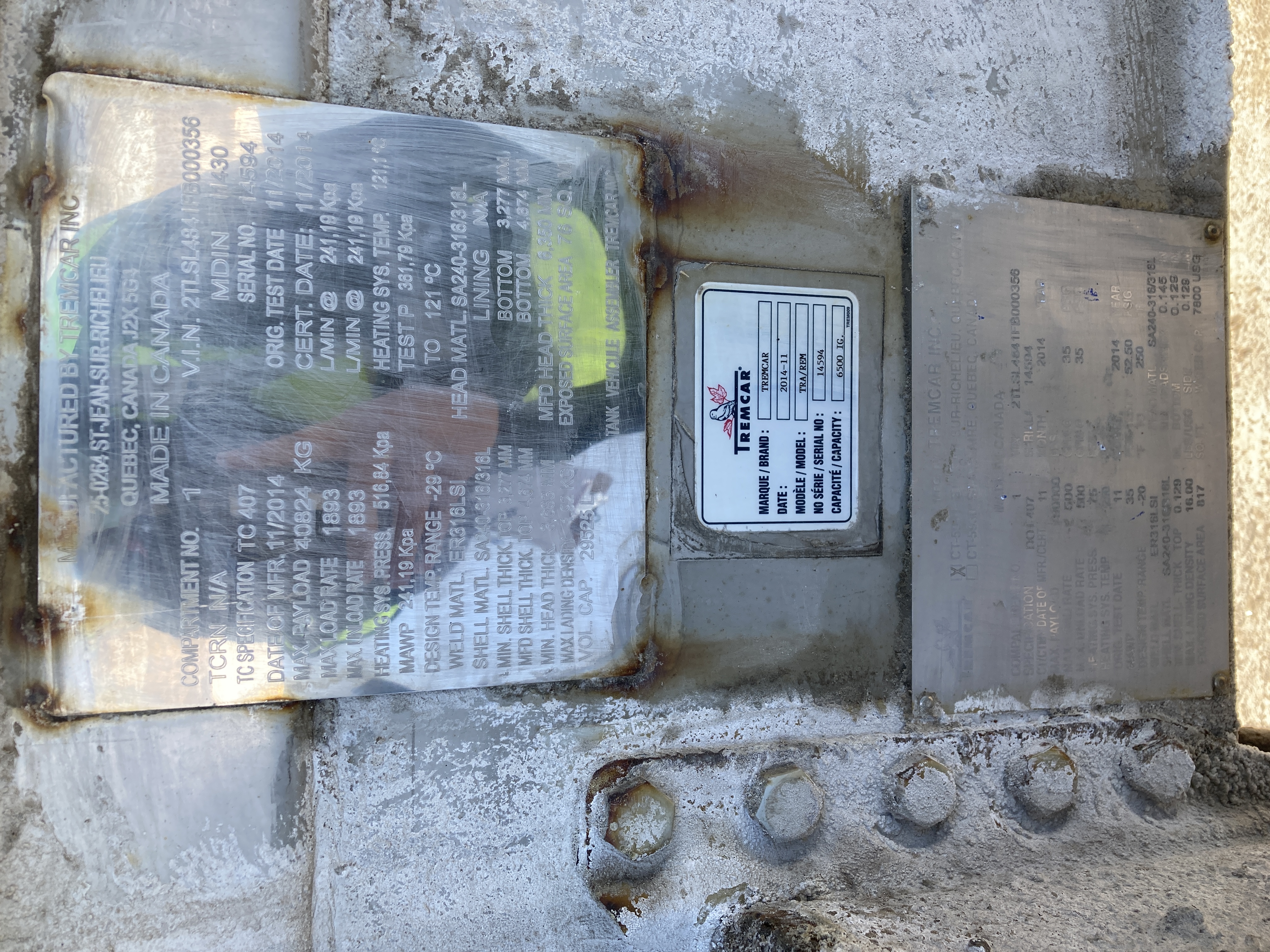 Metal ID Plate Image