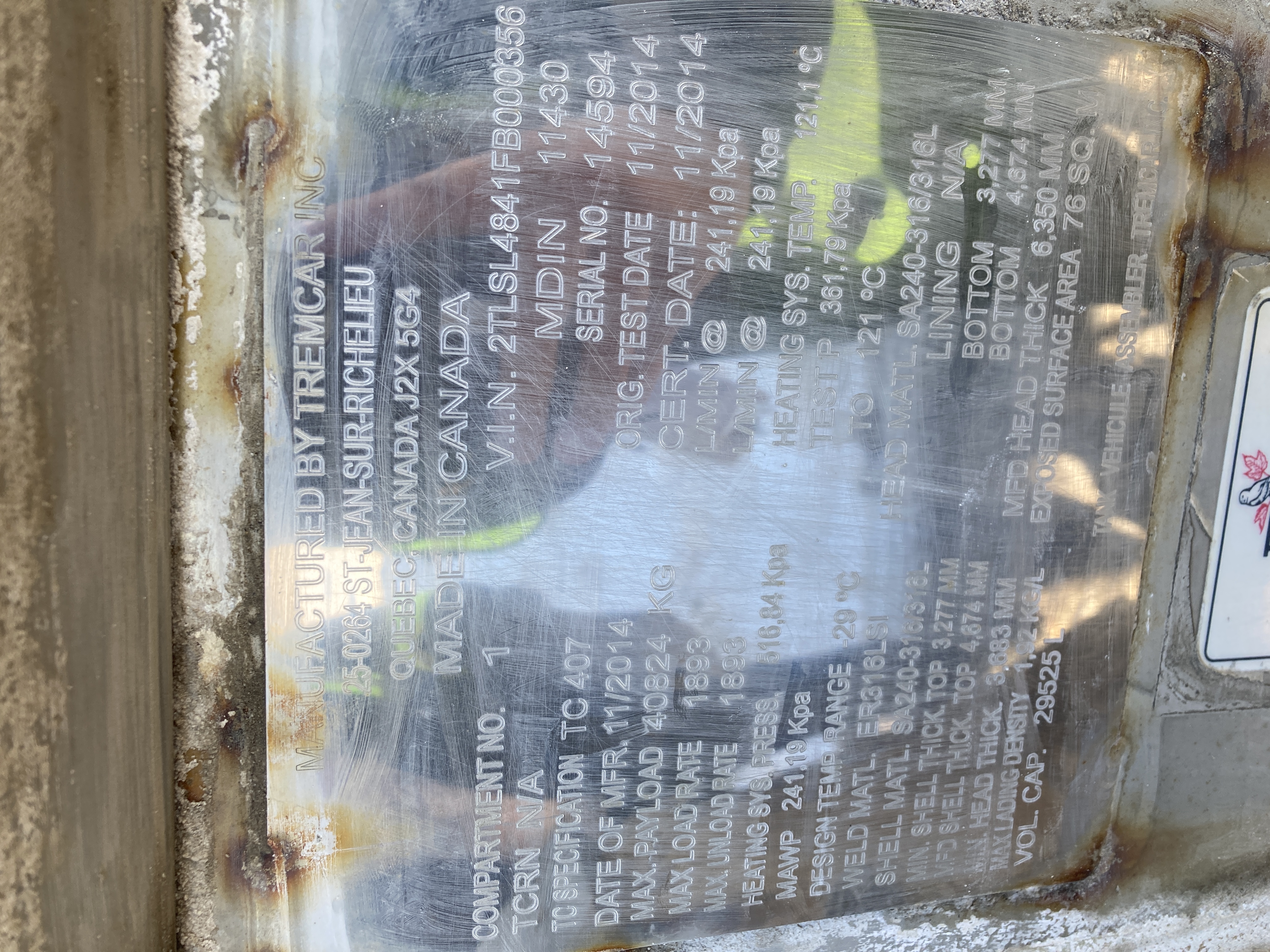 Metal ID Plate Image