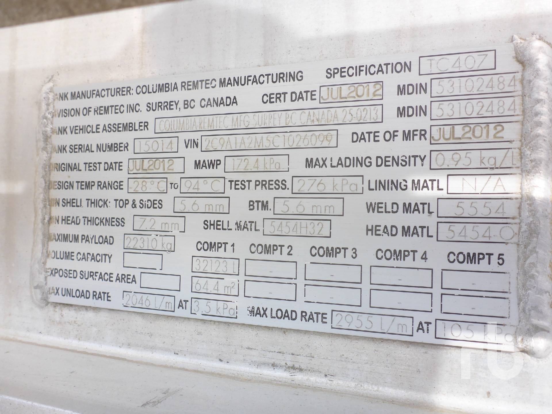 Metal ID Plate Image