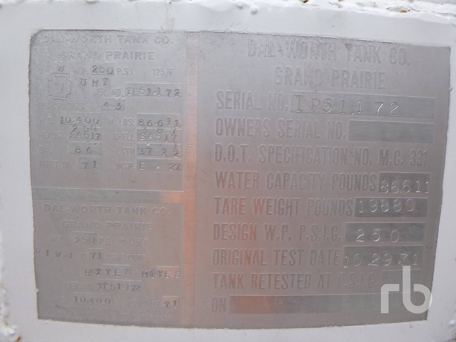 Metal ID Plate Image