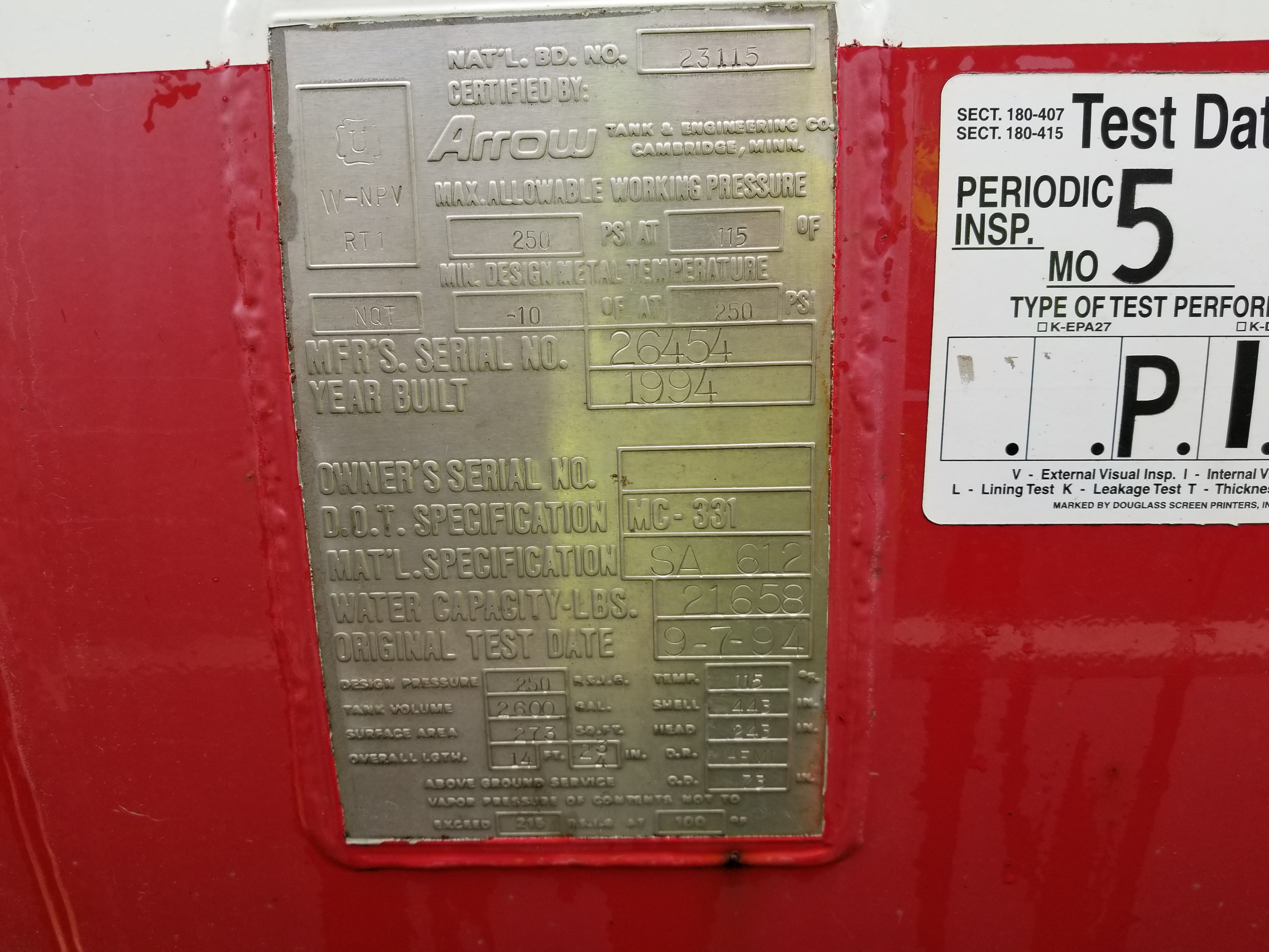 Metal ID Plate Image