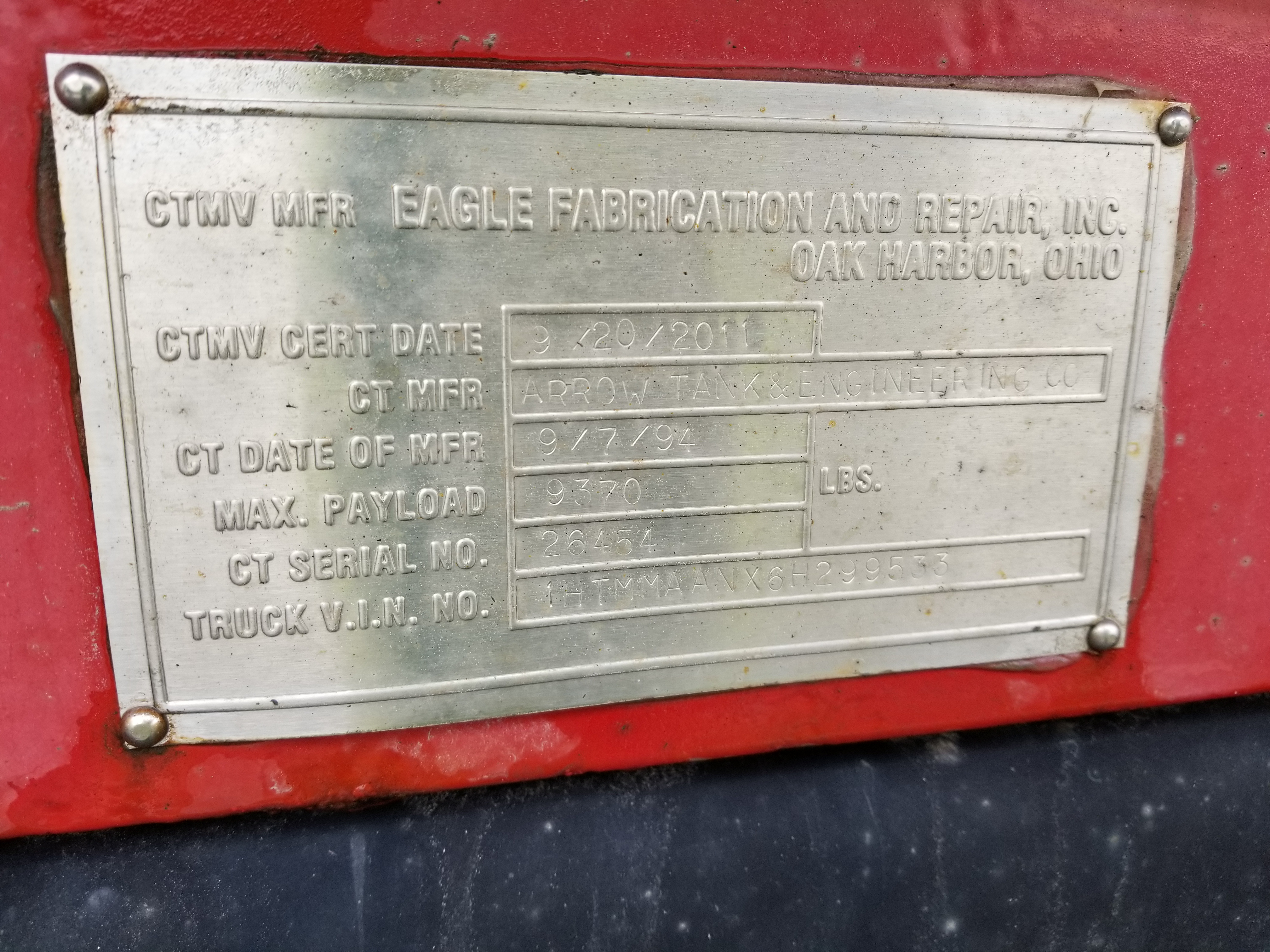 Metal ID Plate Image