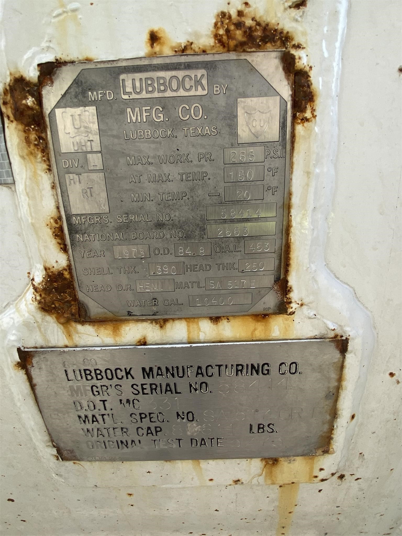 Metal ID Plate Image