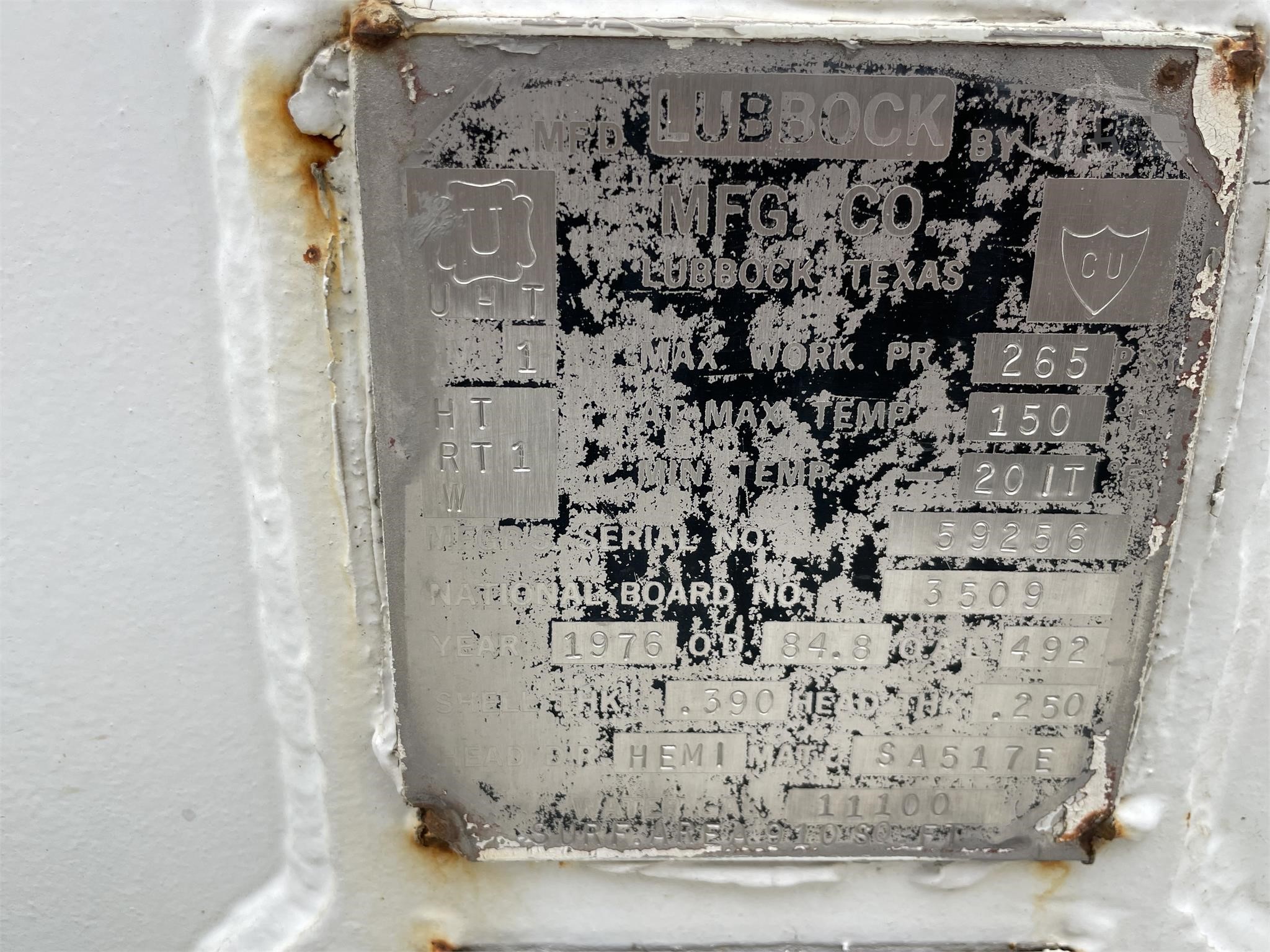 Metal ID Plate Image