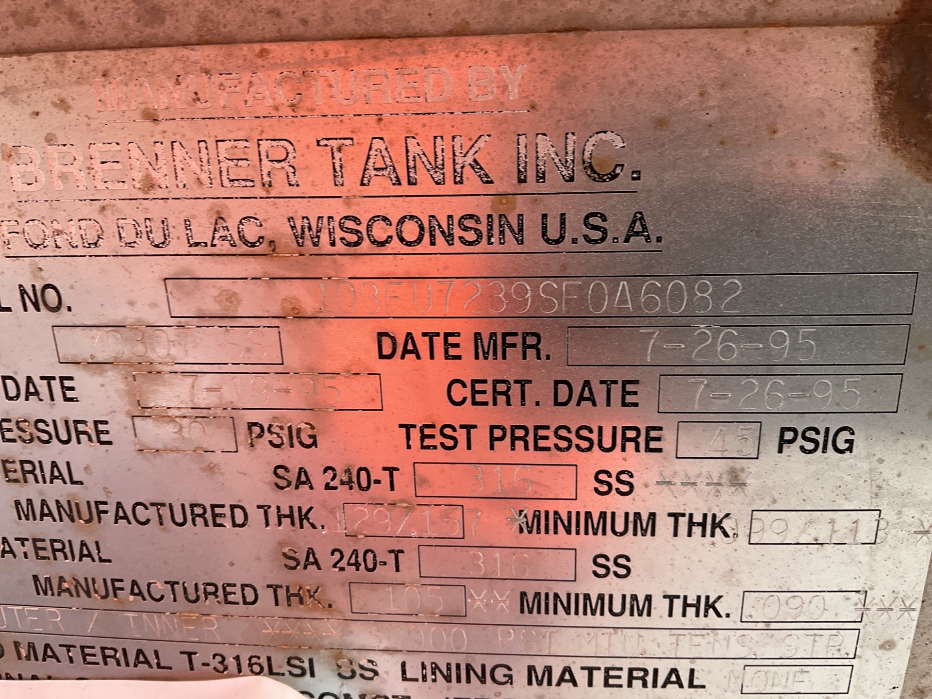 Metal ID Plate Image