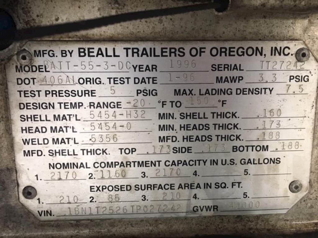 Metal ID Plate Image