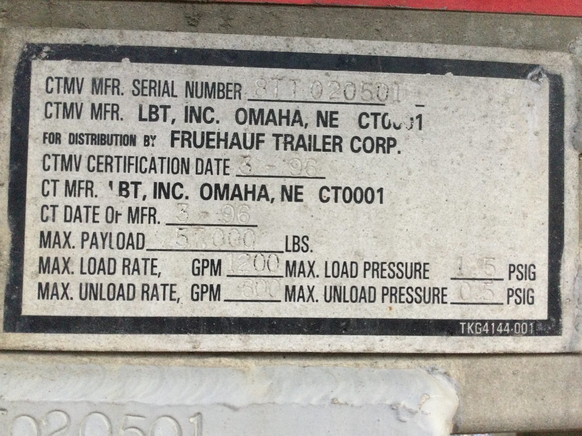 Metal ID Plate Image