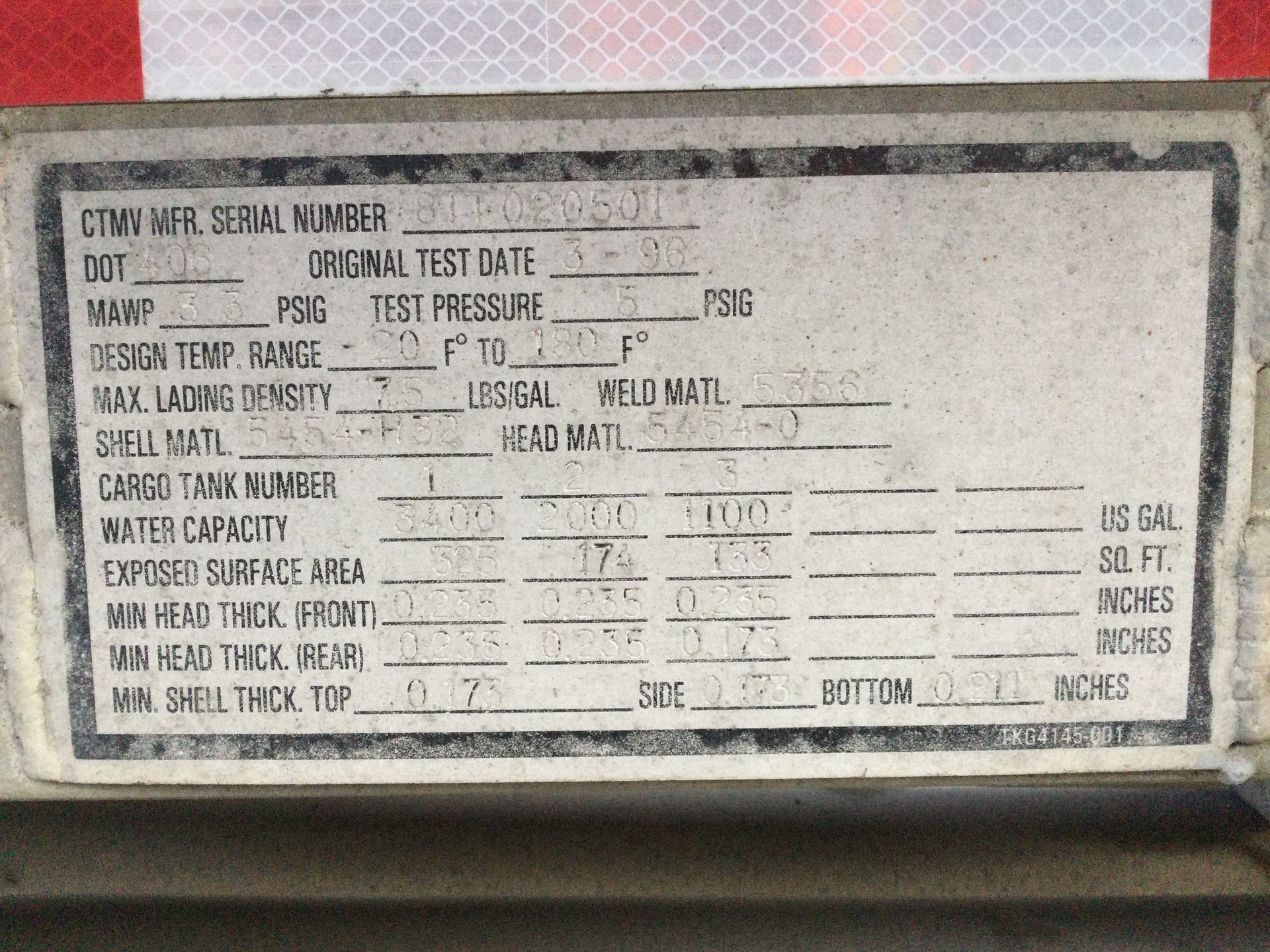 Metal ID Plate Image