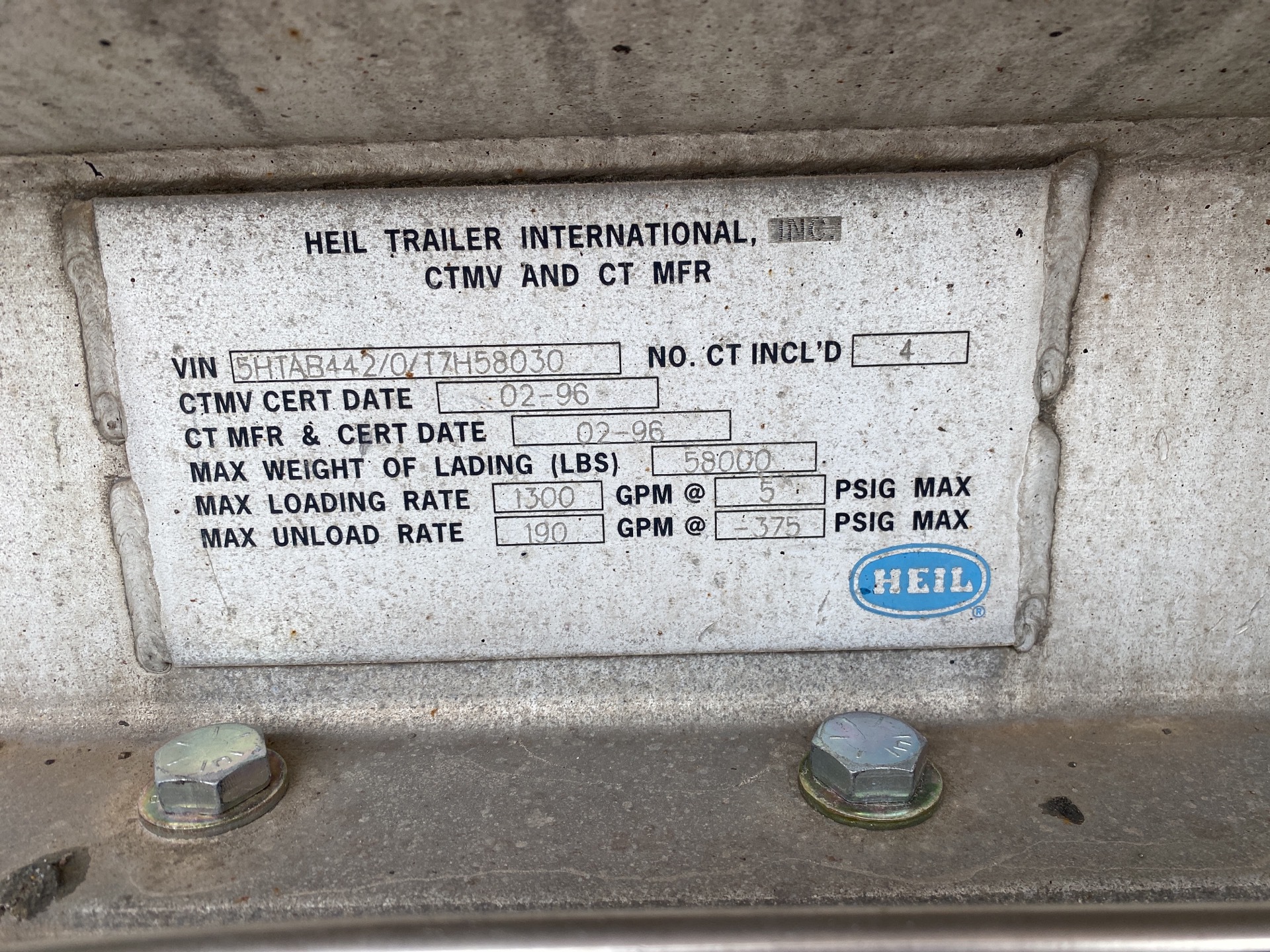 Metal ID Plate Image