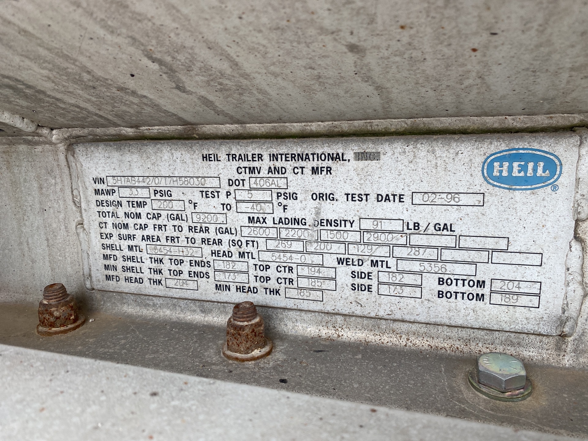Metal ID Plate Image