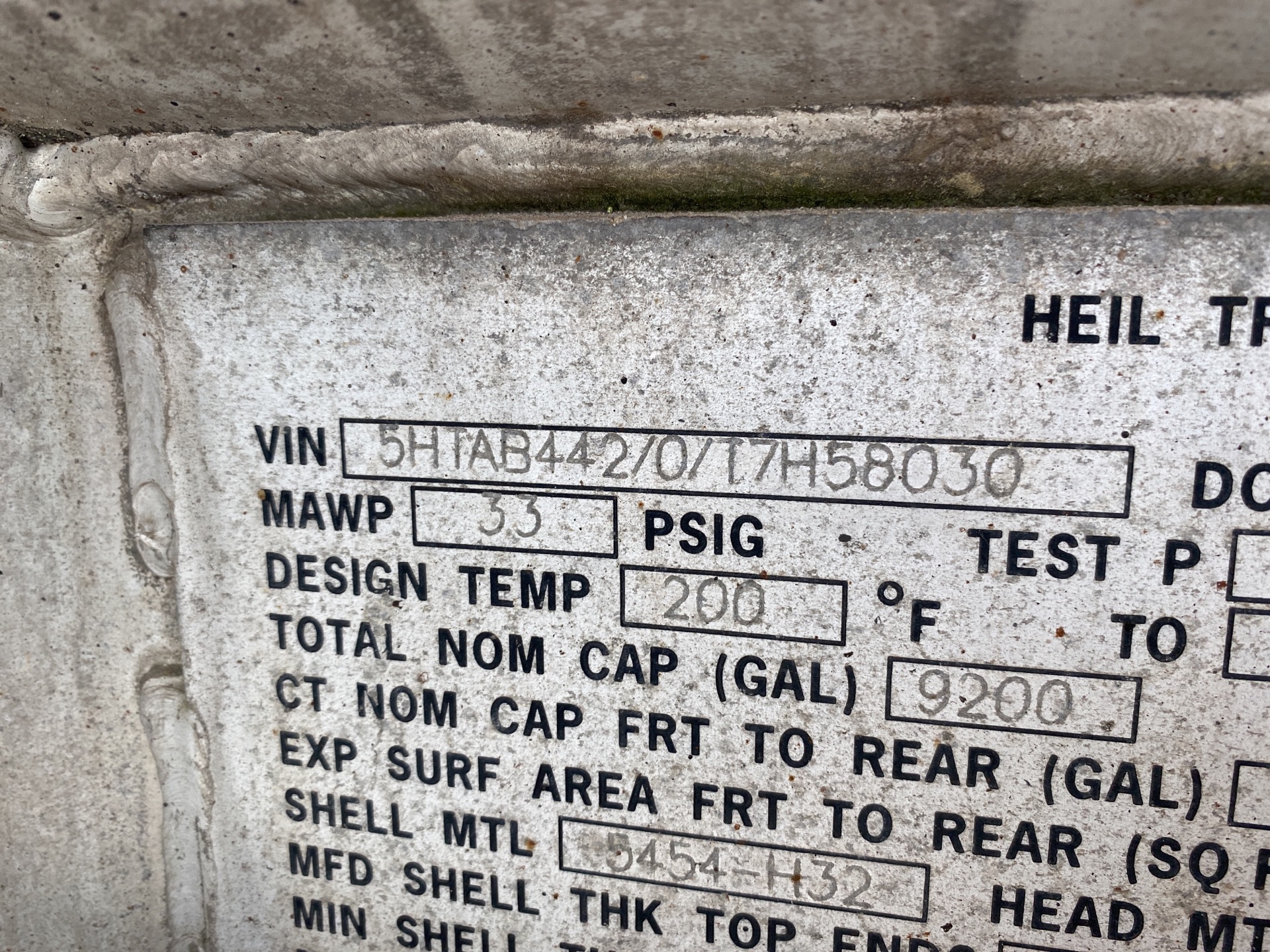 Metal ID Plate Image