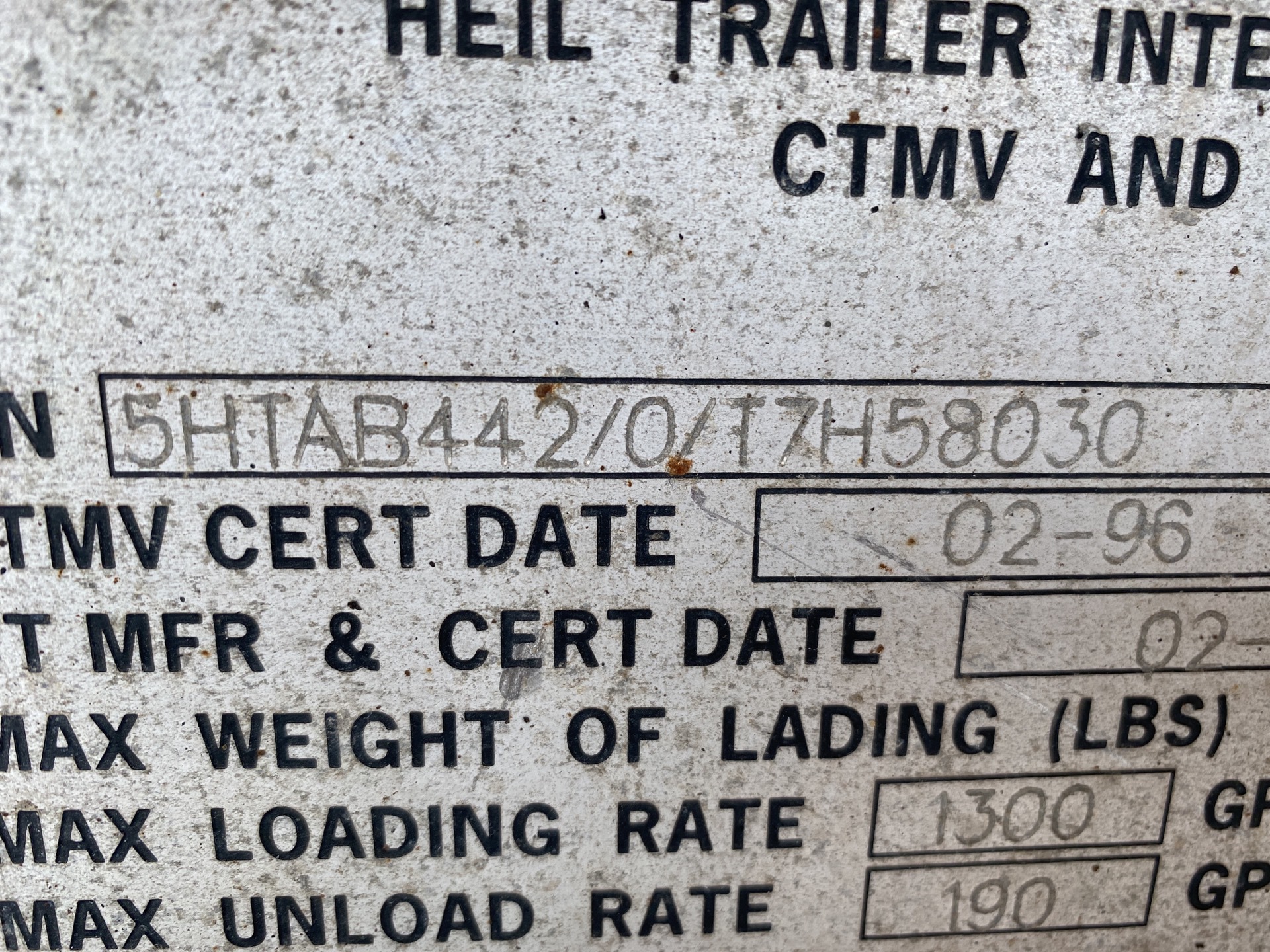 Metal ID Plate Image