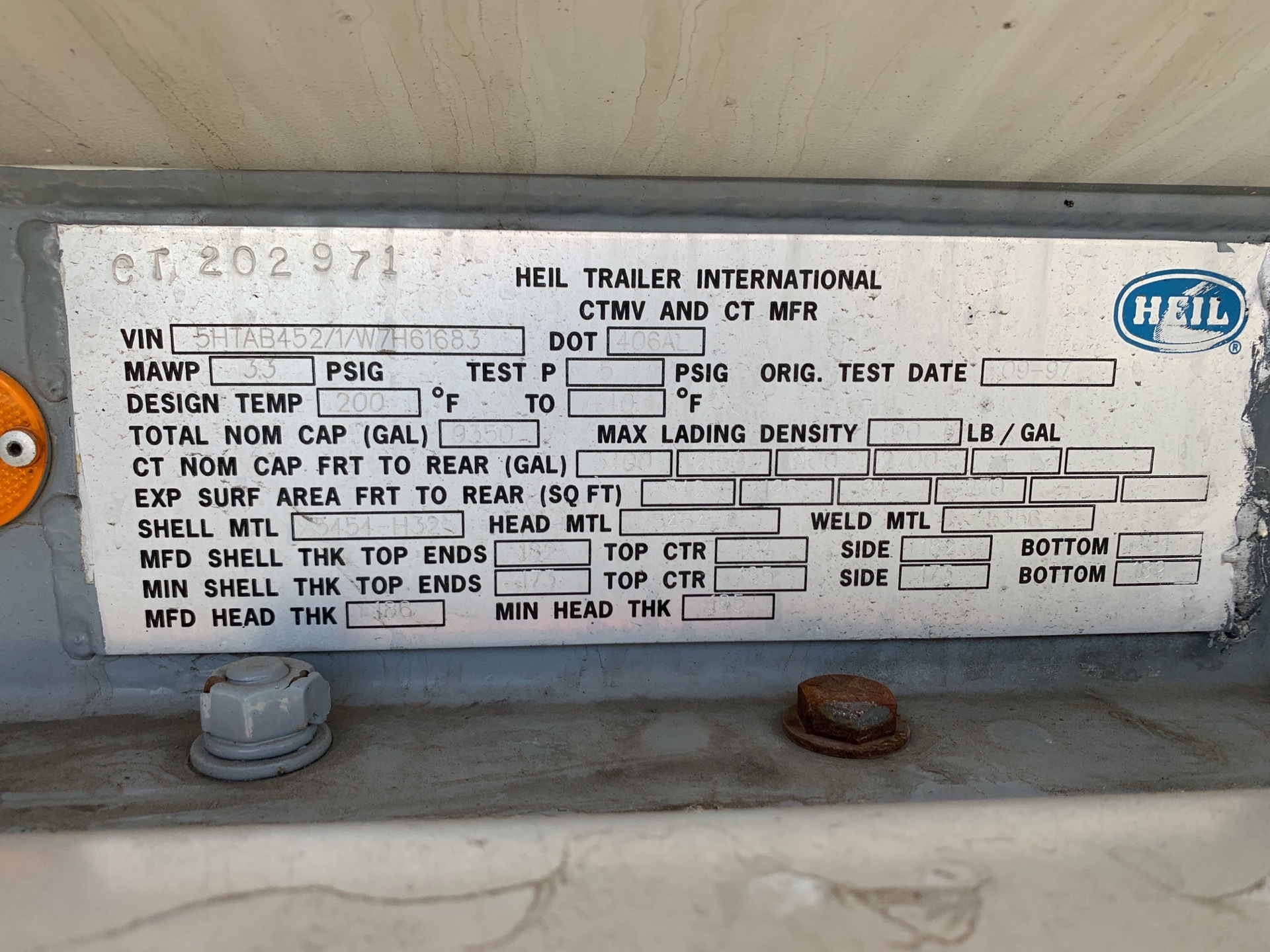 Metal ID Plate Image