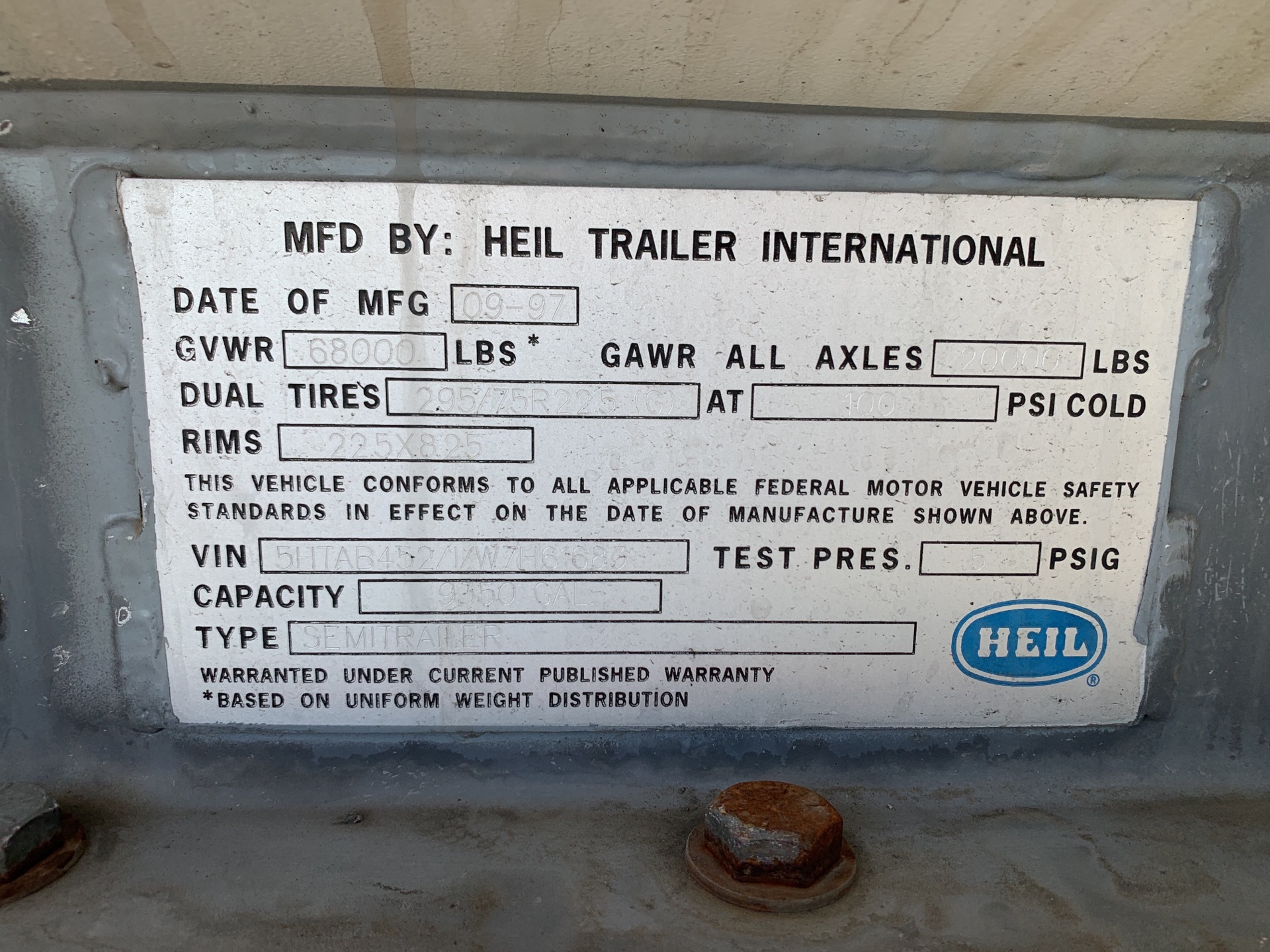 Metal ID Plate Image