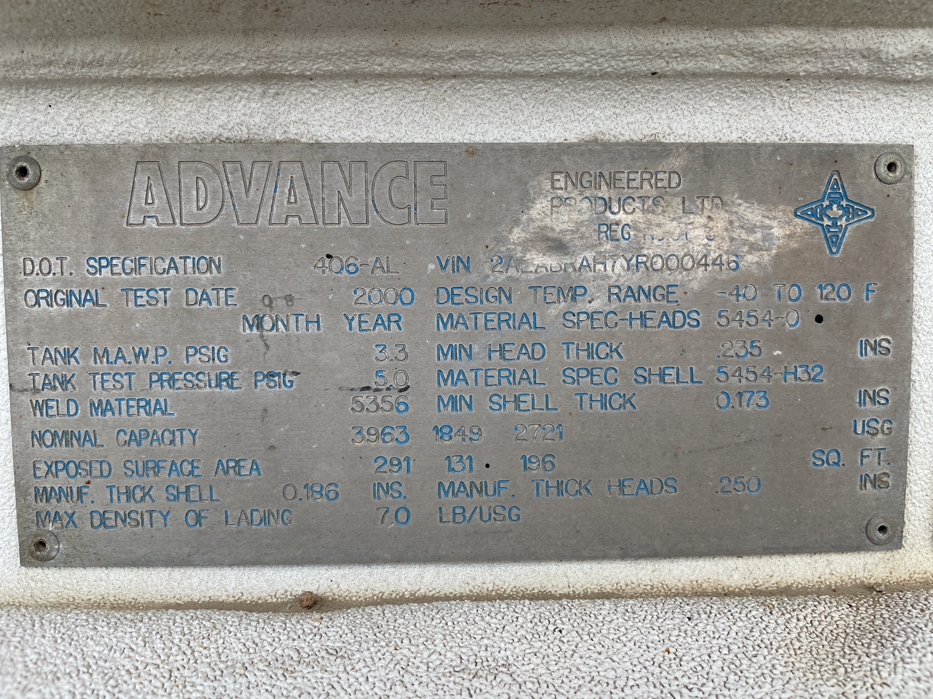 Metal ID Plate Image