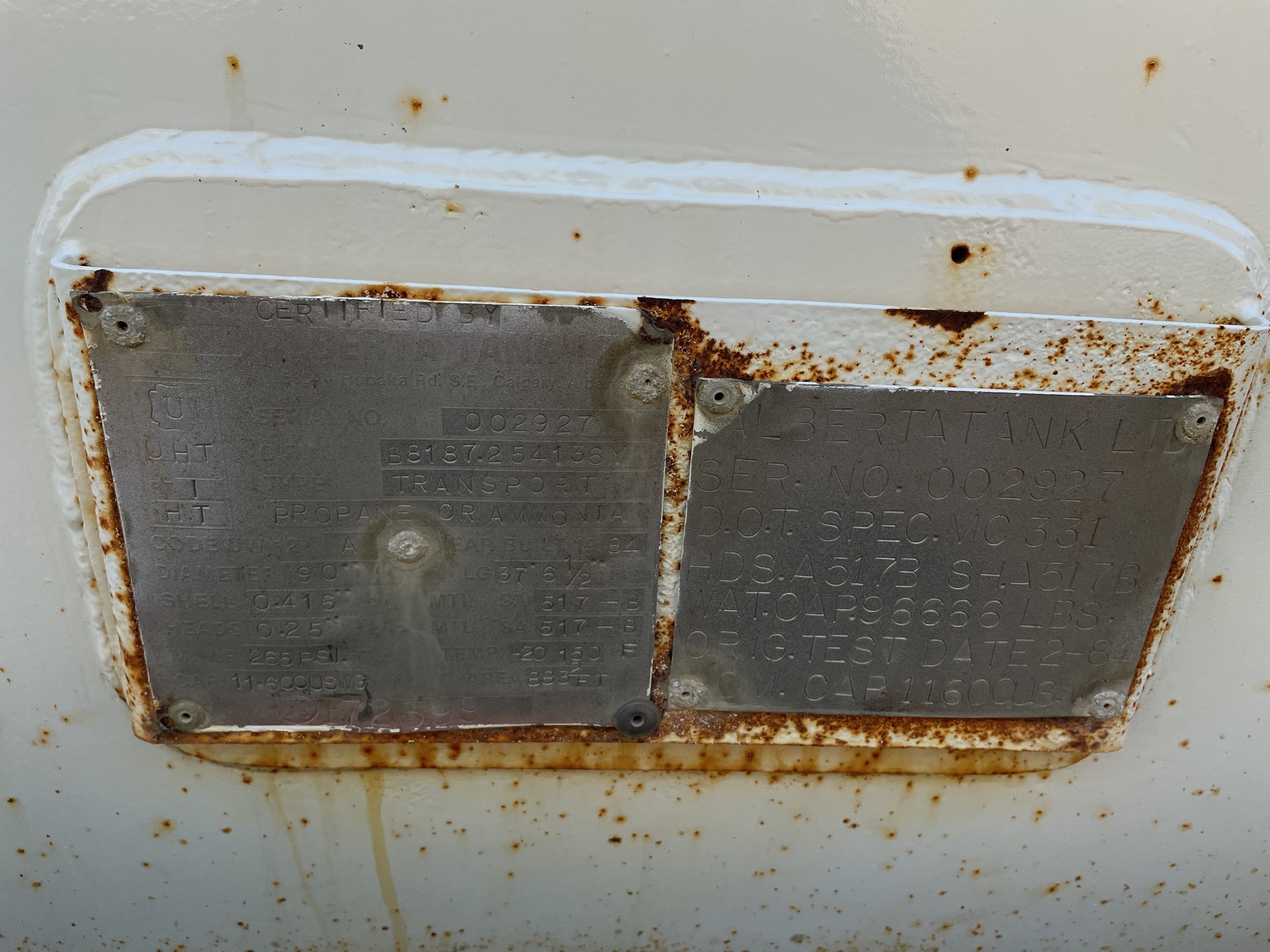 Metal ID Plate Image
