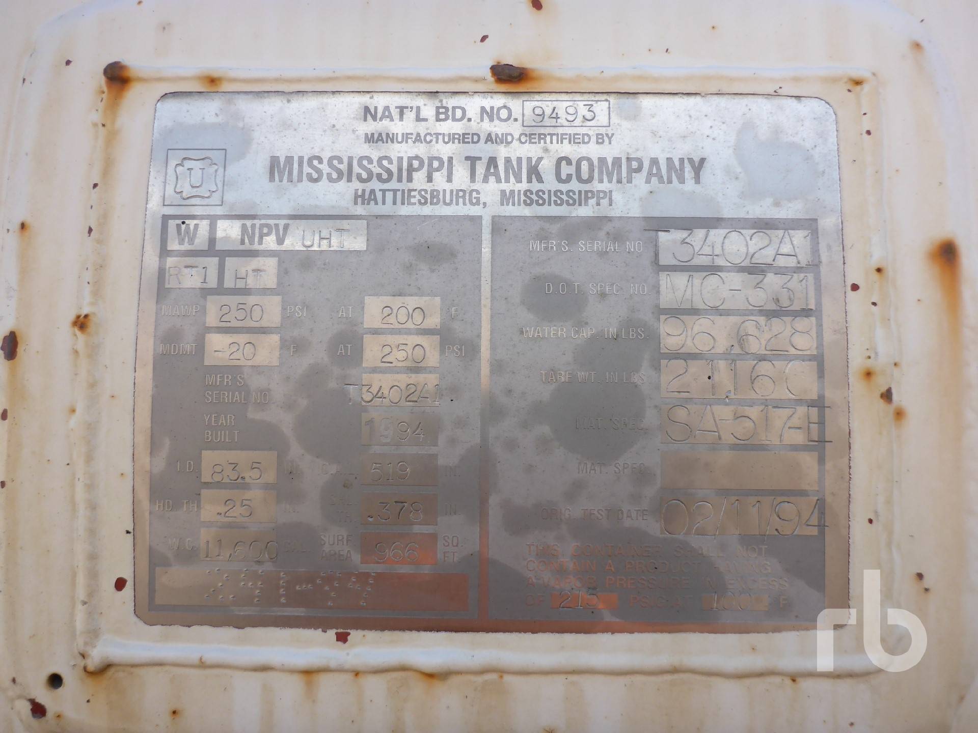 Metal ID Plate Image