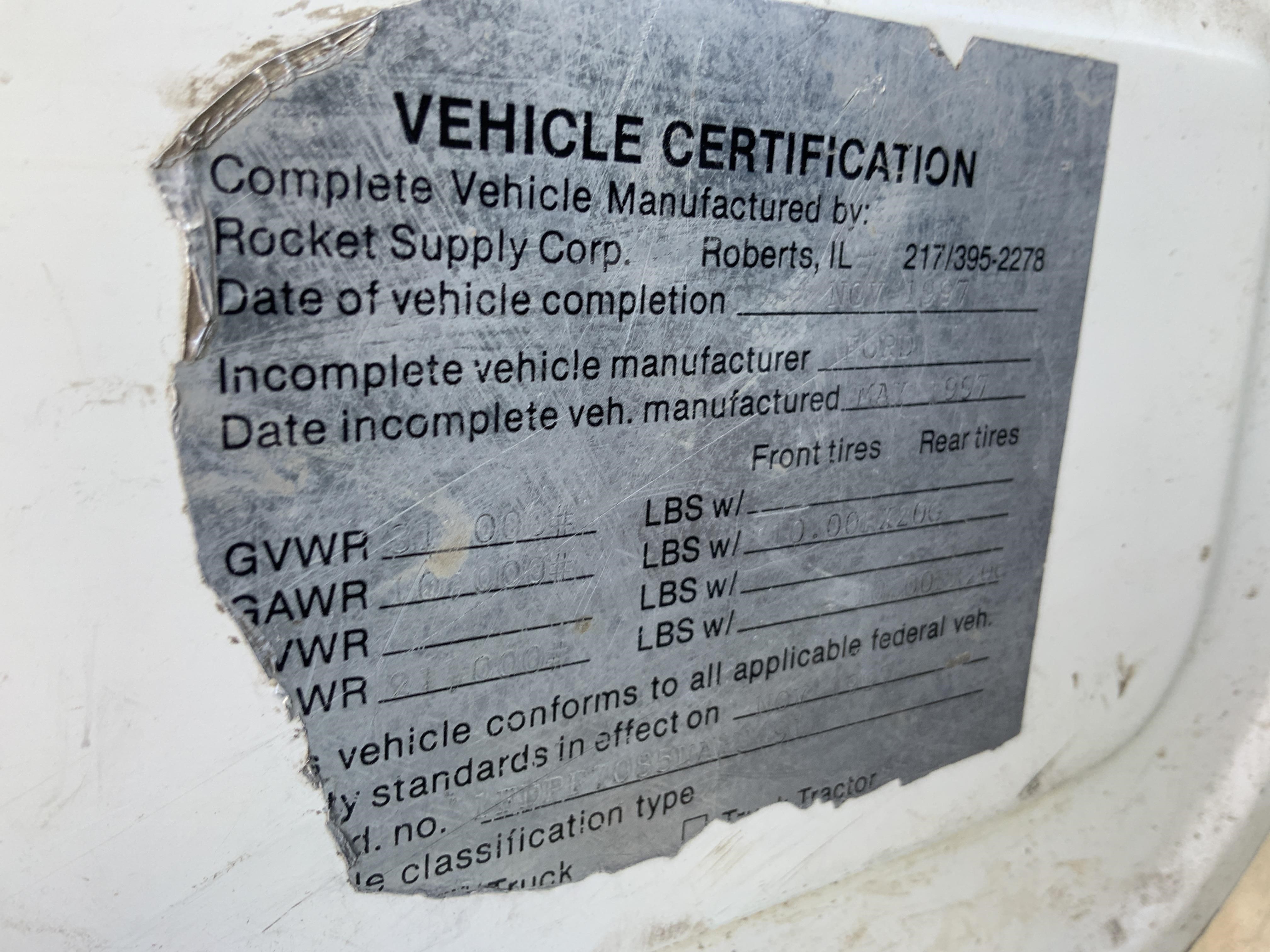 Metal ID Plate Image