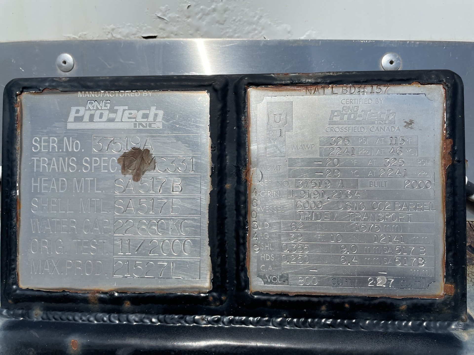 Metal ID Plate Image