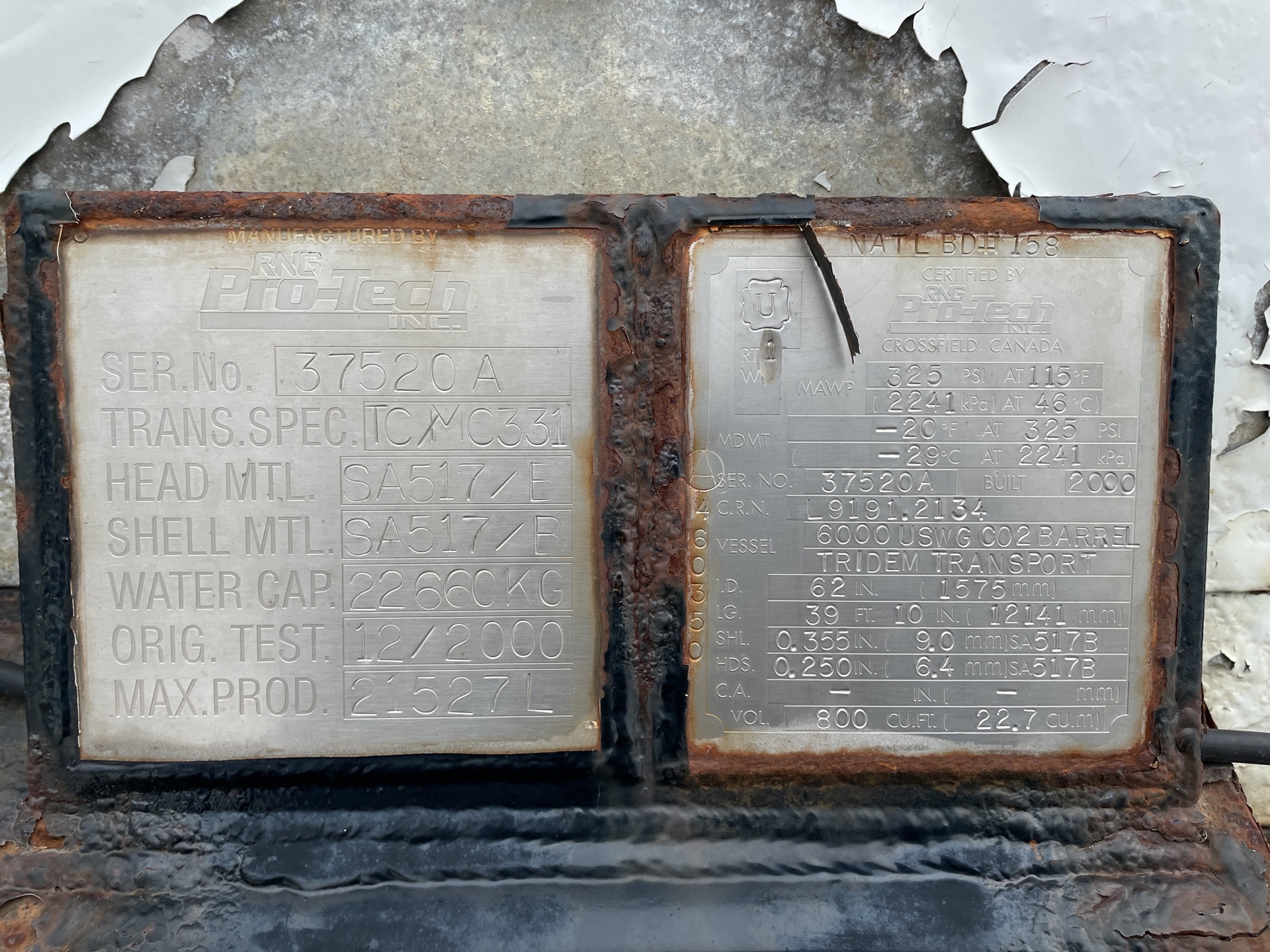 Metal ID Plate Image
