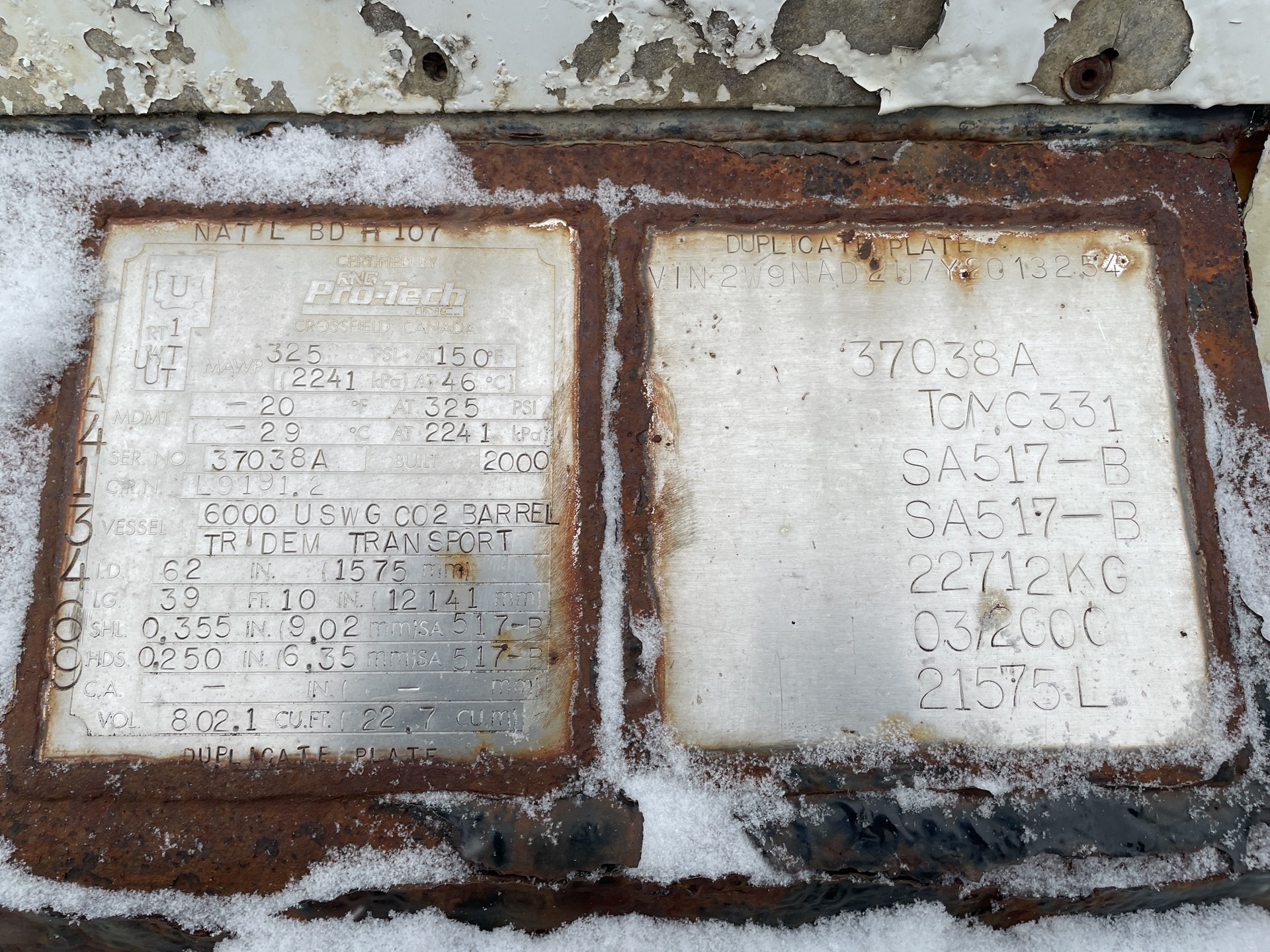 Metal ID Plate Image