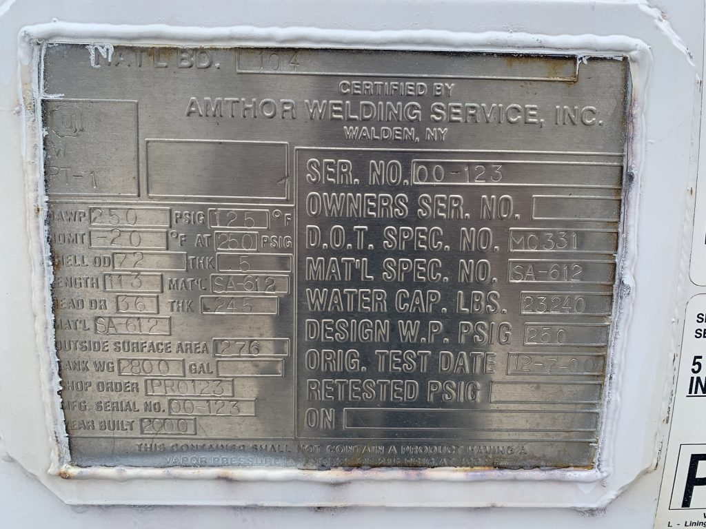 Metal ID Plate Image