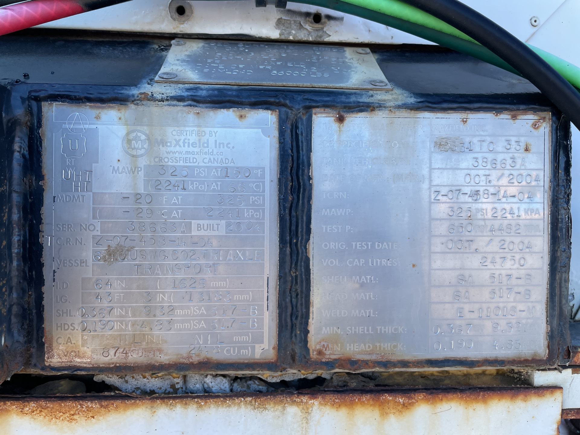 Metal ID Plate Image