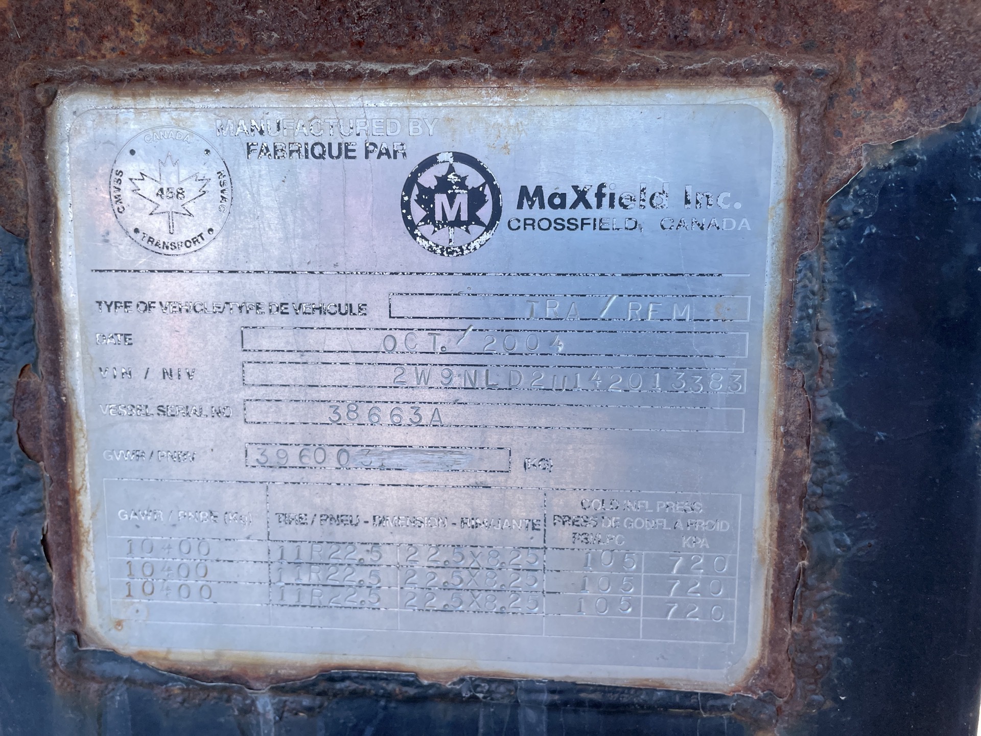 Metal ID Plate Image