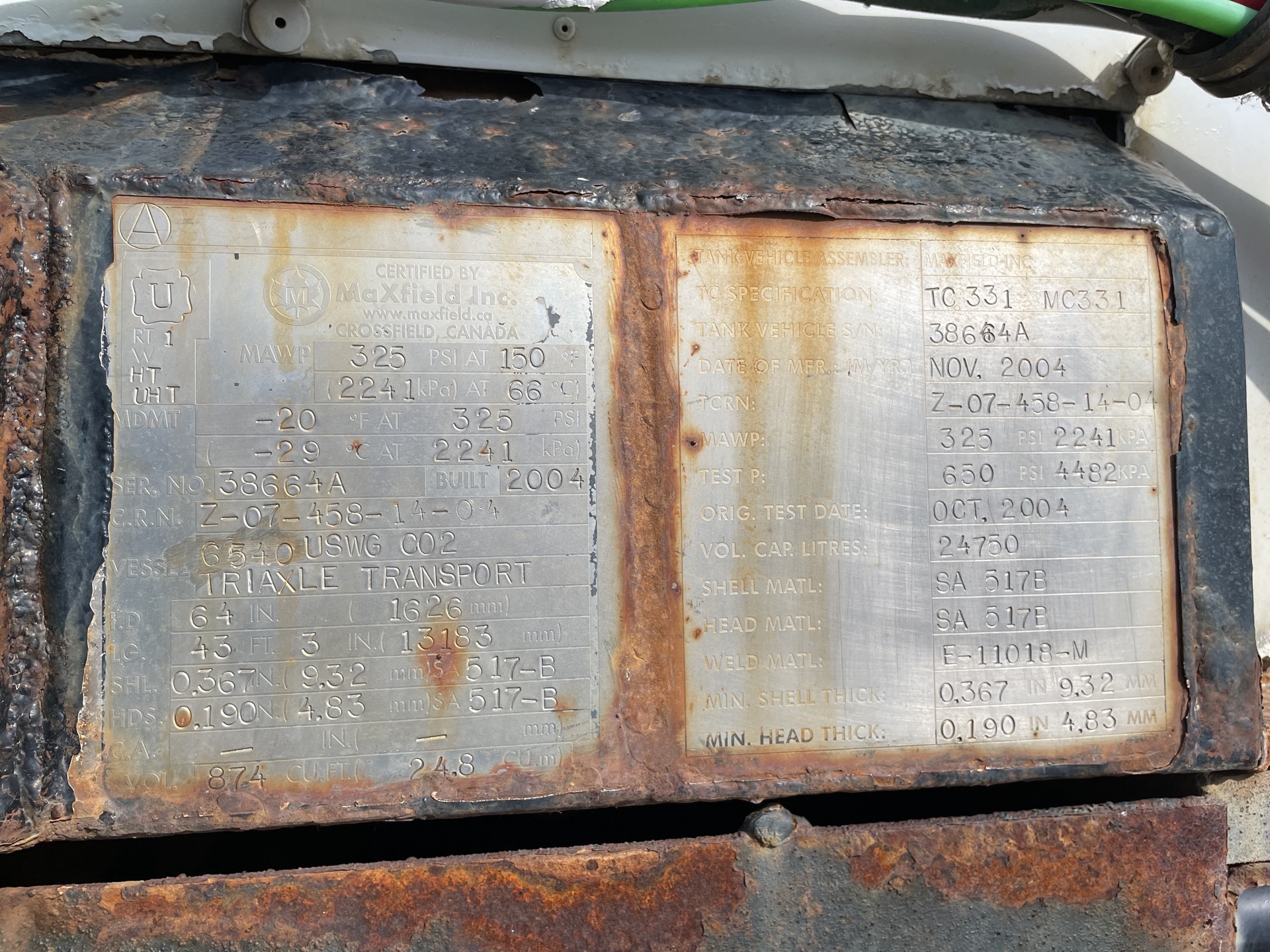 Metal ID Plate Image