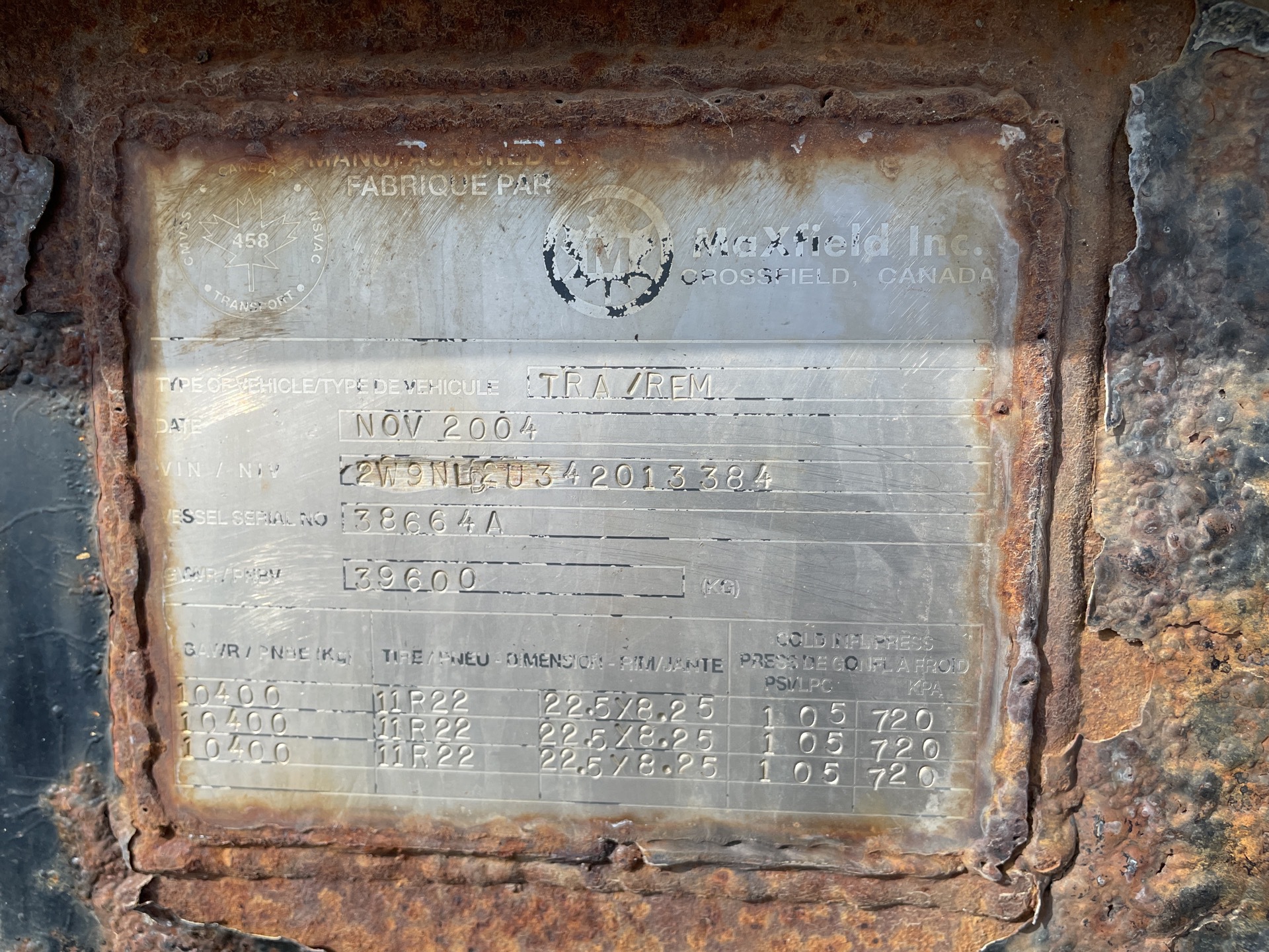 Metal ID Plate Image