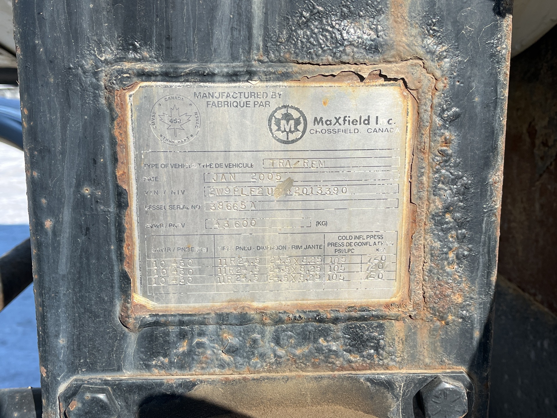 Metal ID Plate Image