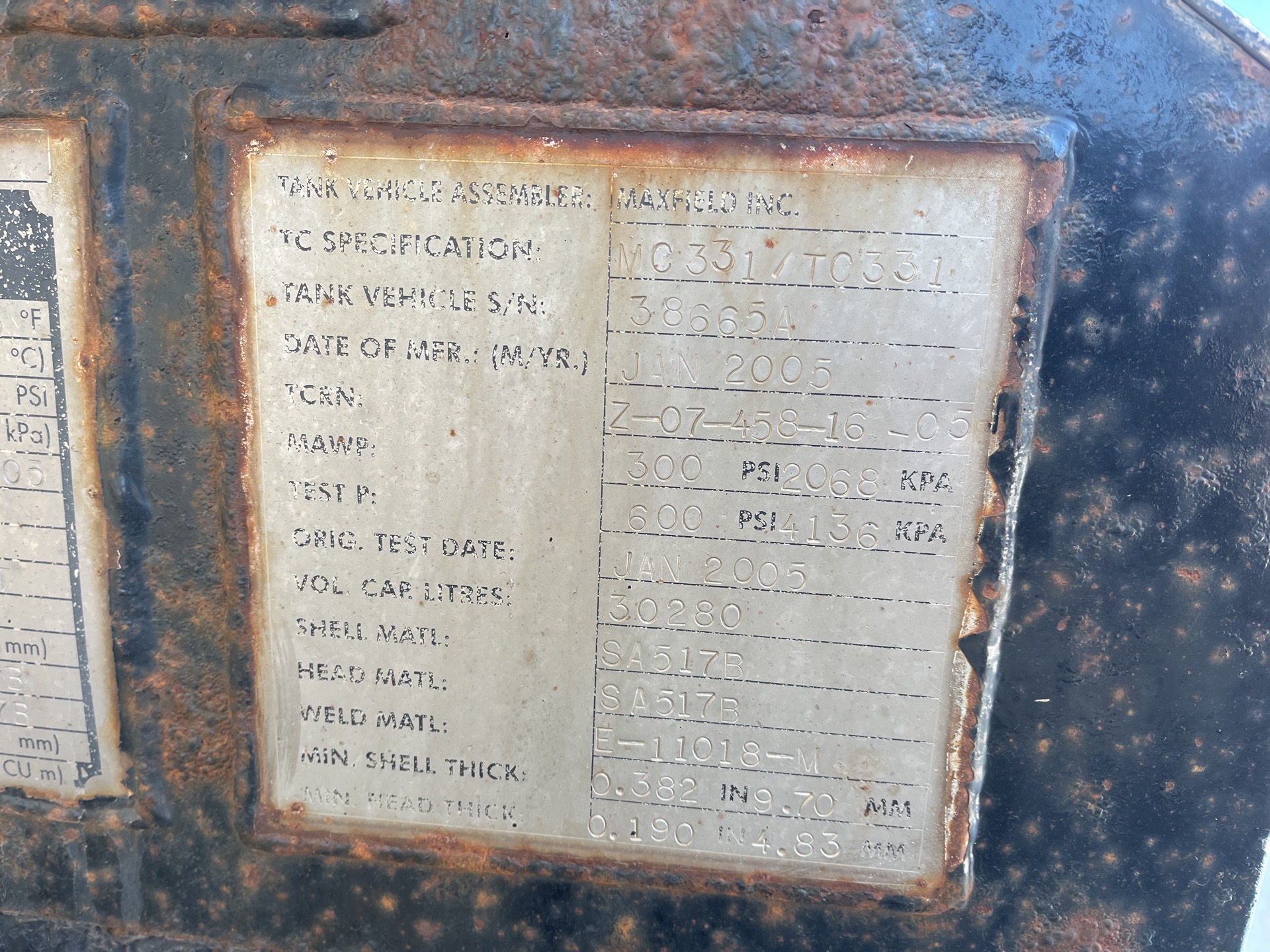 Metal ID Plate Image