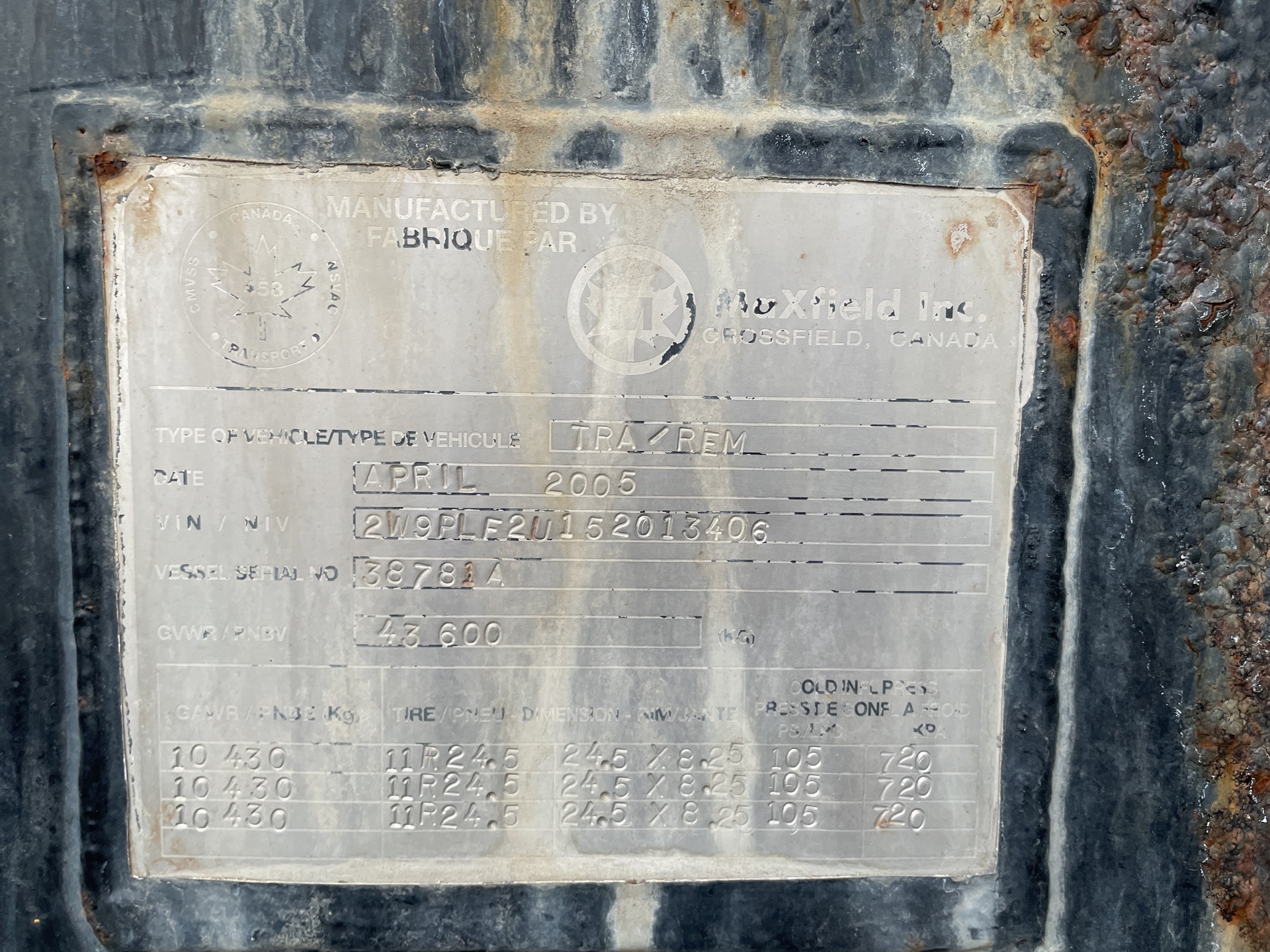 Metal ID Plate Image
