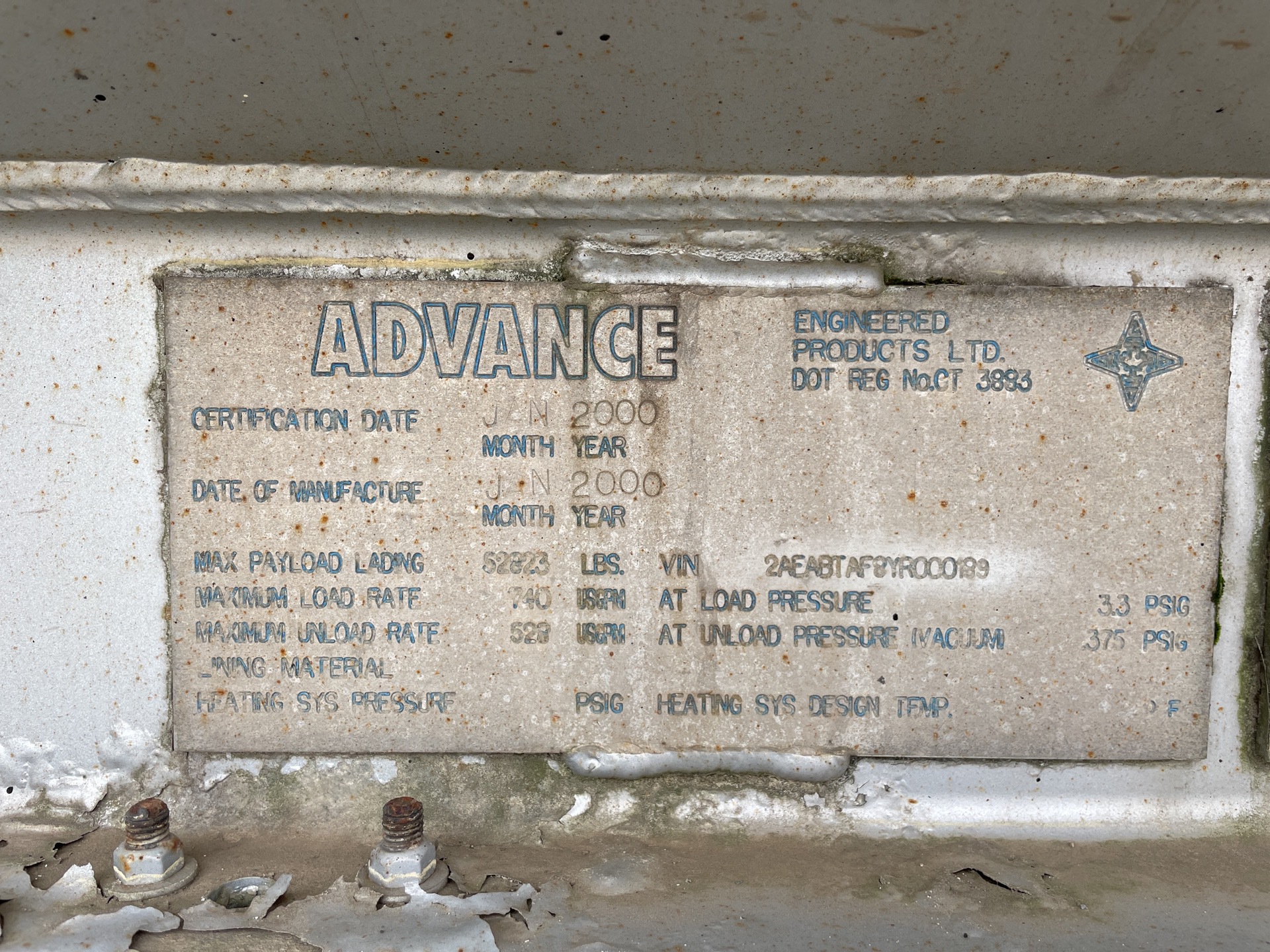 Metal ID Plate Image