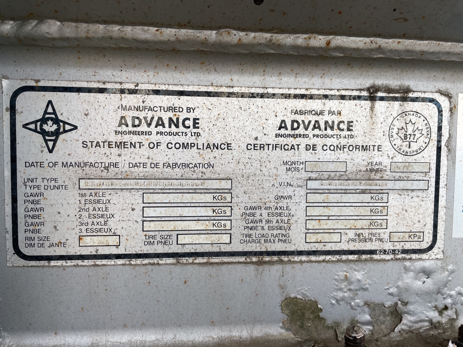 Metal ID Plate Image