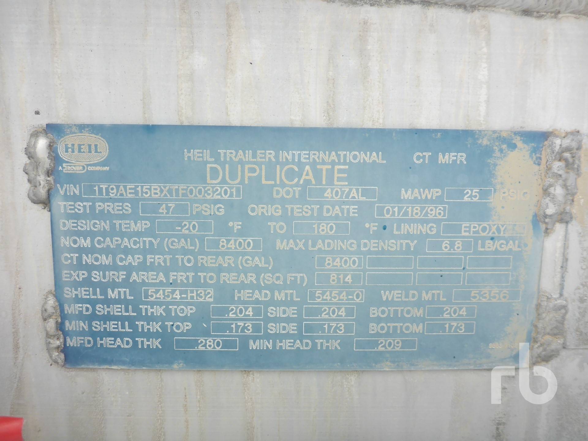Metal ID Plate Image