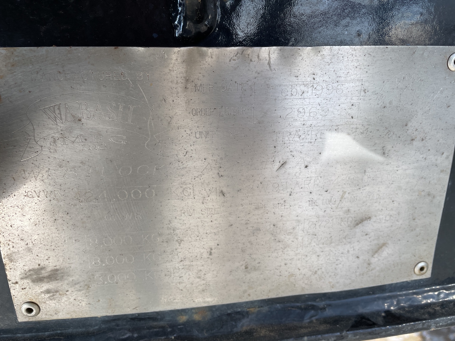 Metal ID Plate Image