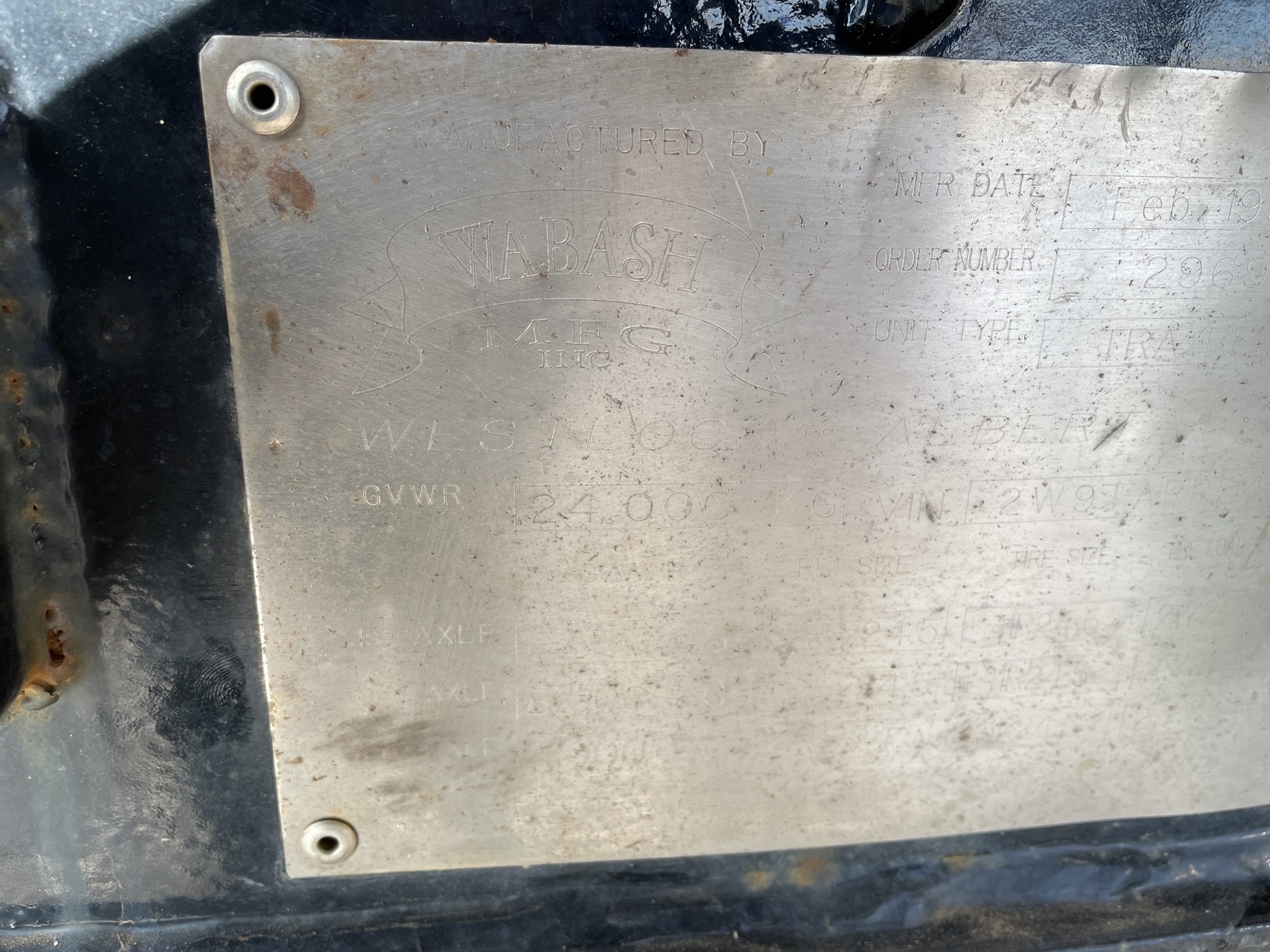 Metal ID Plate Image