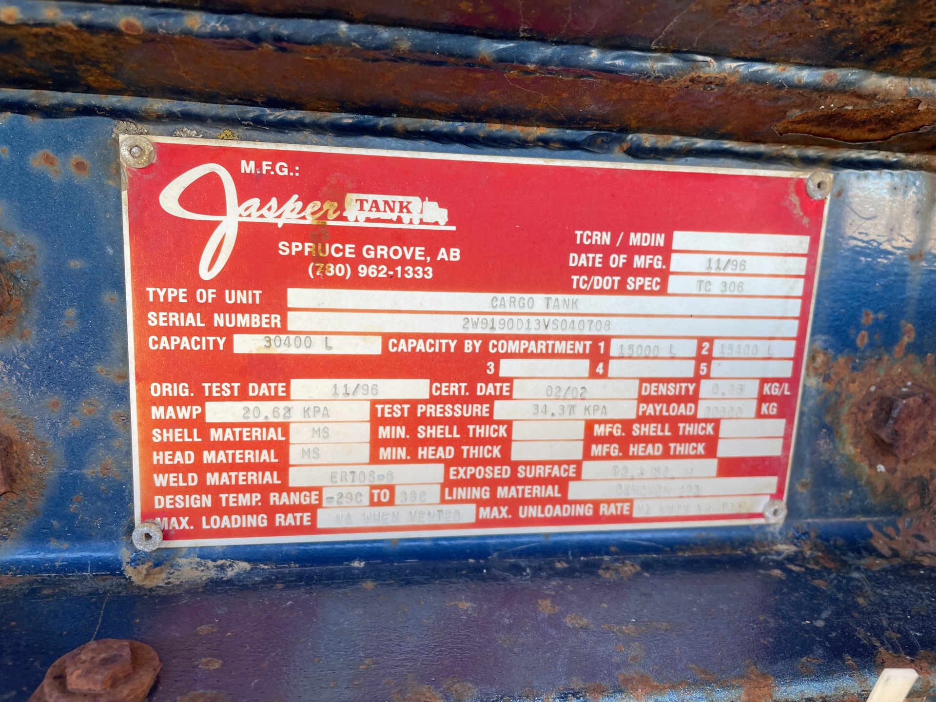 Metal ID Plate Image