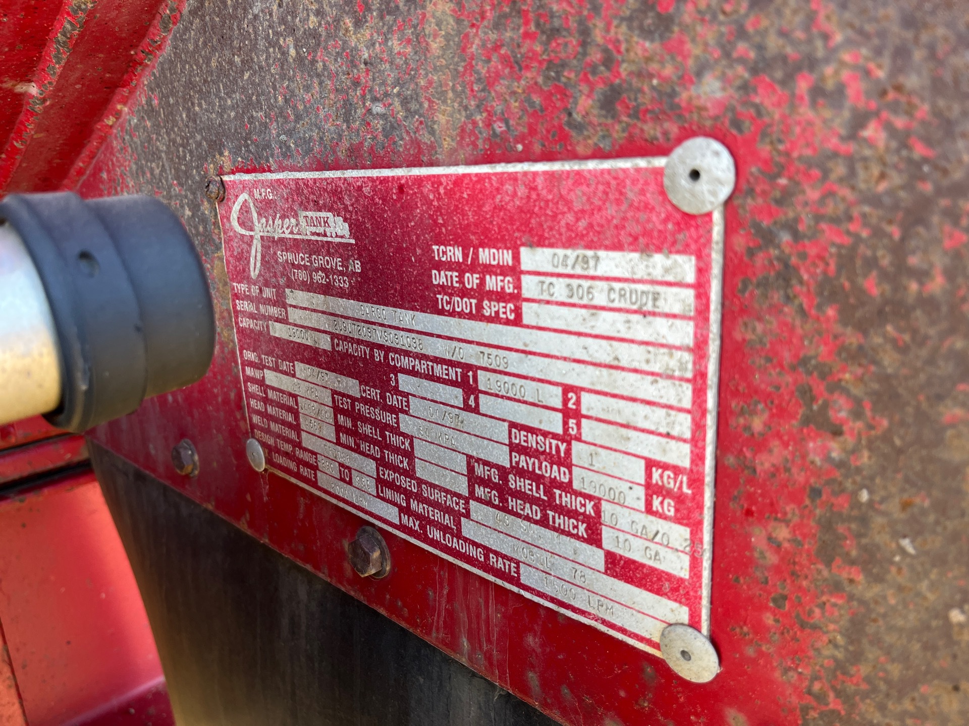 Metal ID Plate Image